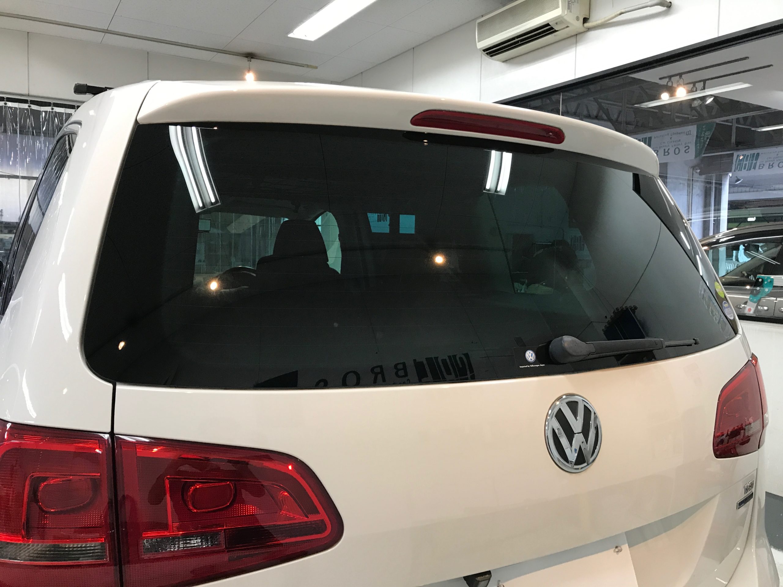 VW・シャラン：カーフィルム施工前１