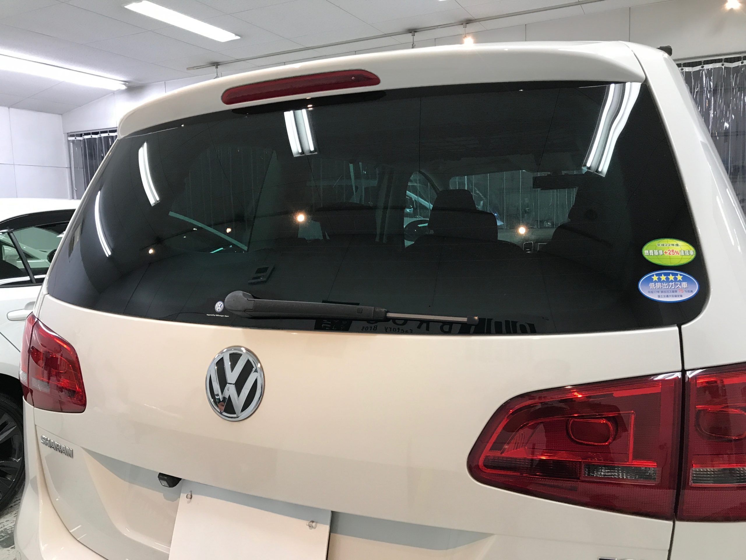 VW・シャラン：カーフィルム施工前２