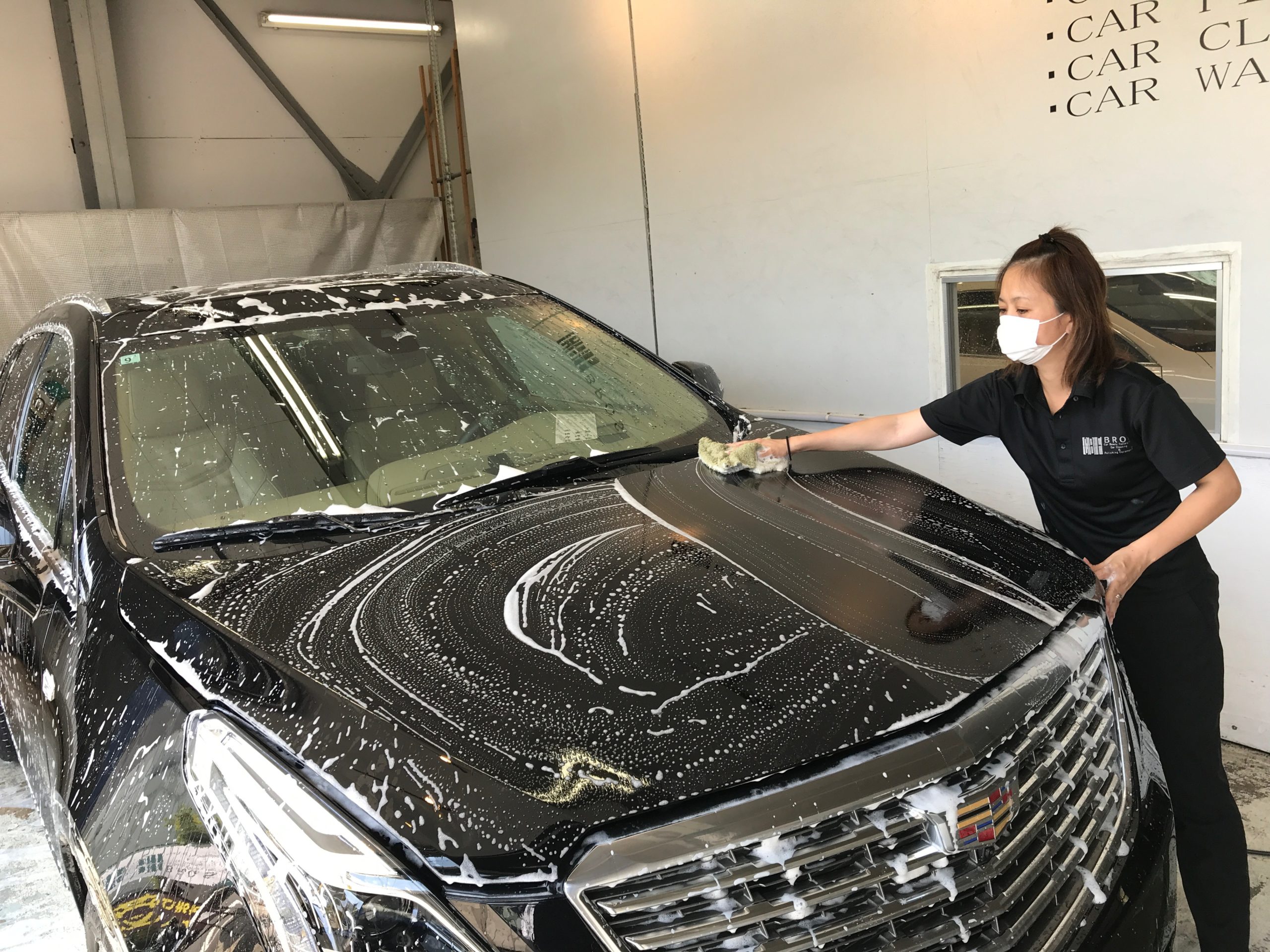 XT5の下地処理：洗車作業