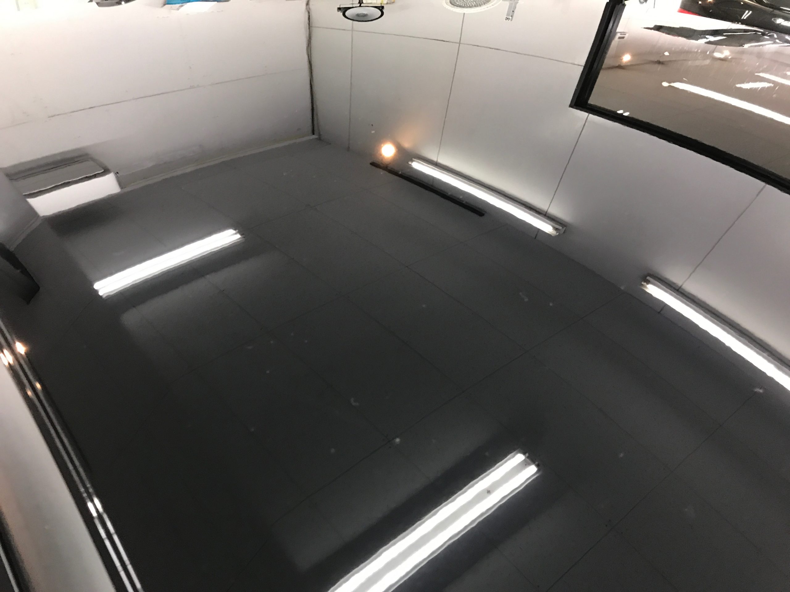 ホンダ・インサイト:ペンキ除去後の施工完成写真・ルーフ部分