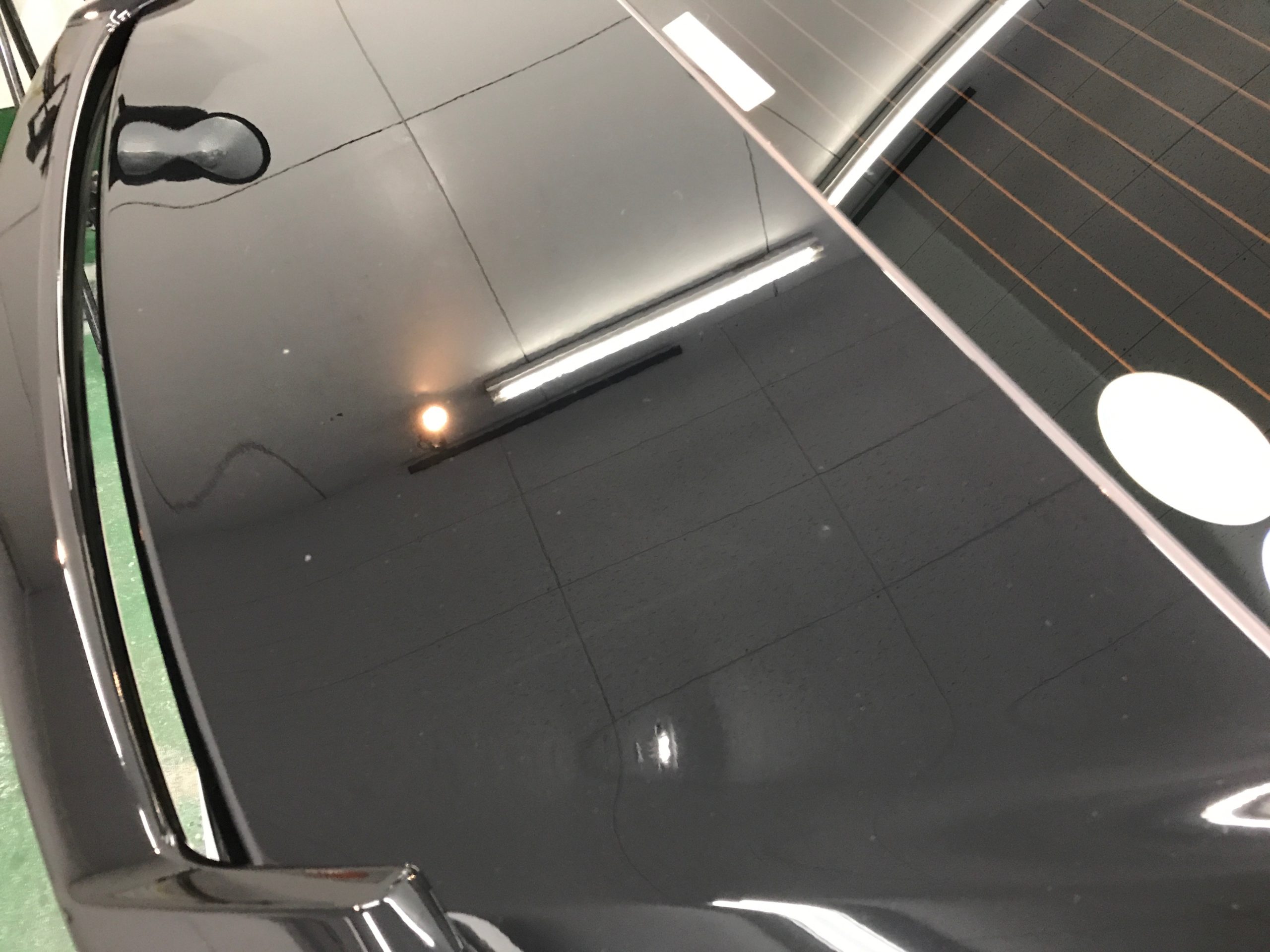 ホンダ・インサイト:ペンキ除去後の施工完成写真・トランク部分