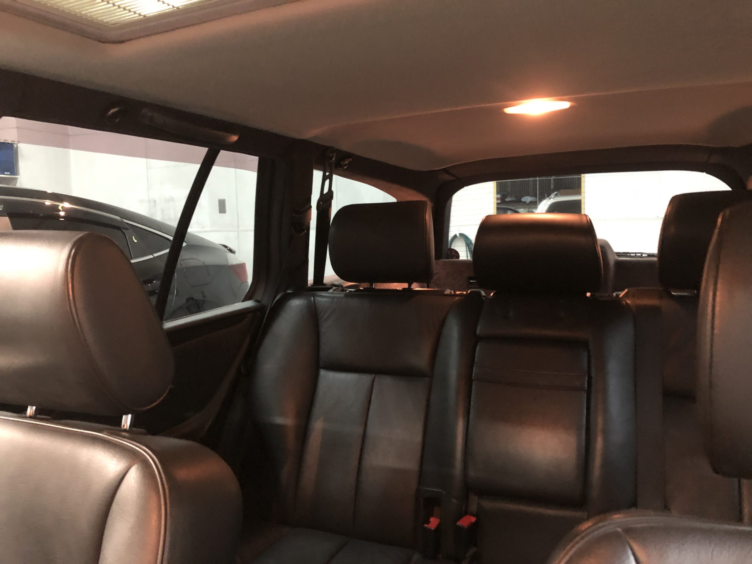 メルセデスベンツ・Eクラスワゴン：カーフィルム施工後：車内からの見え方