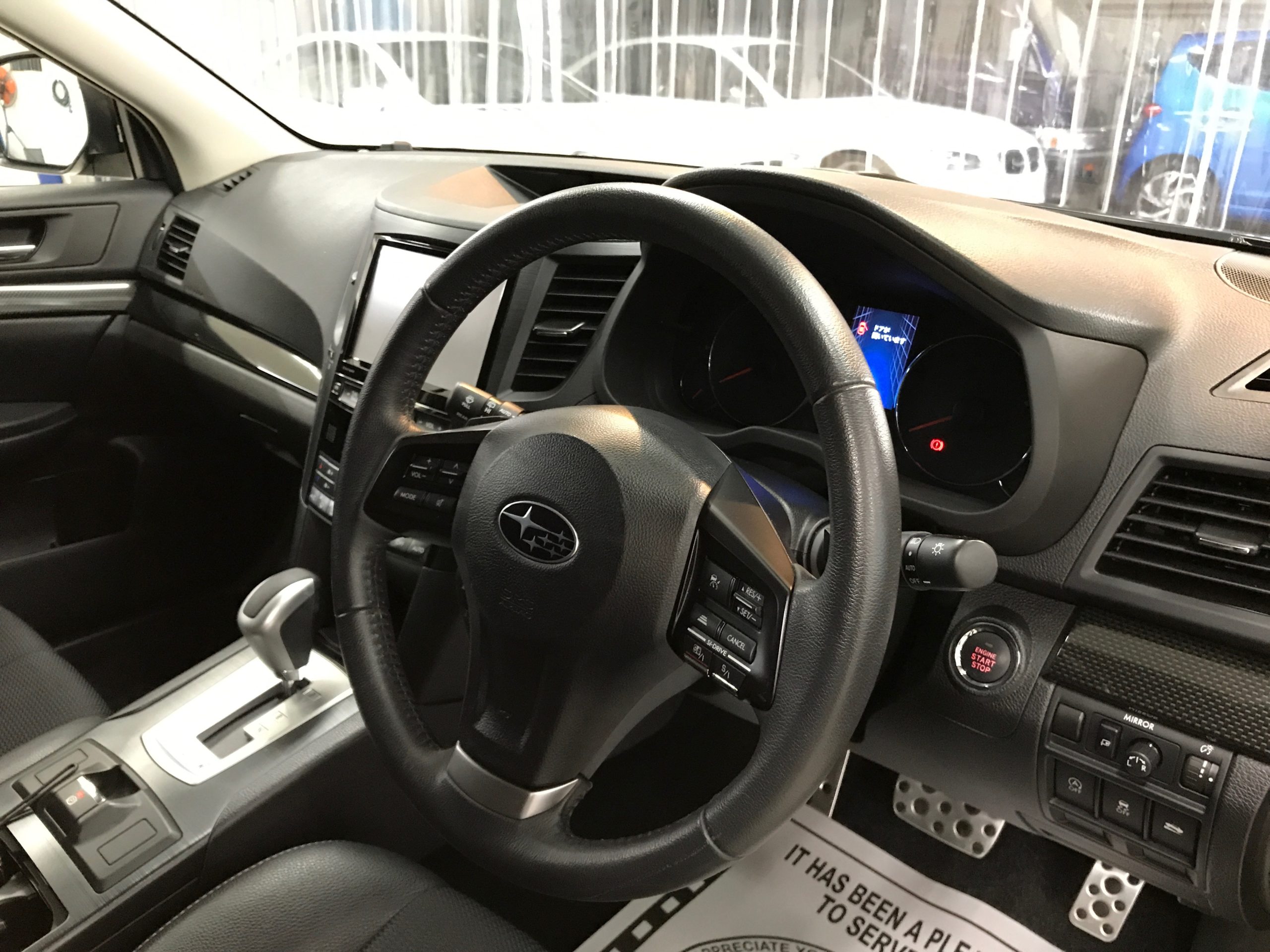 スバル・レガシィのclassM施工完成写真：車内写真