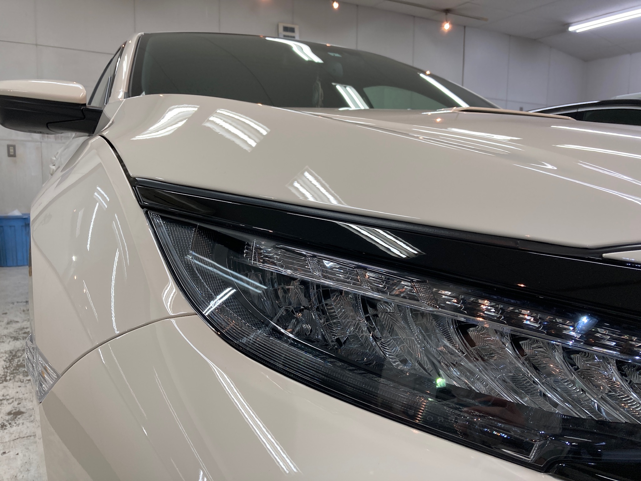 ホンダ・シビックのclassM施工完成写真：右フェンダ部分