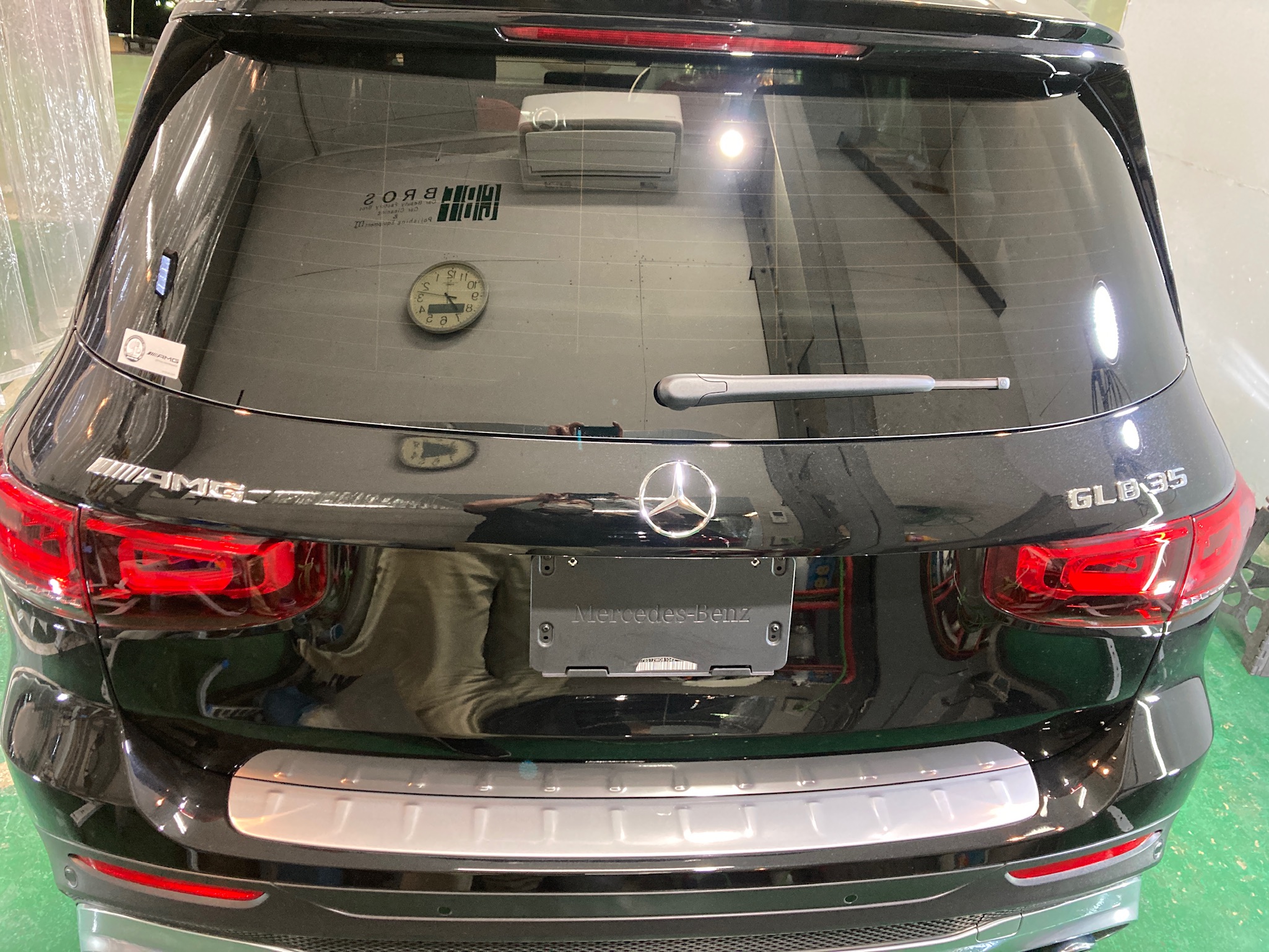 GLB（Bクラス）のガラスコーティングclass M施工完成写真：リアドア