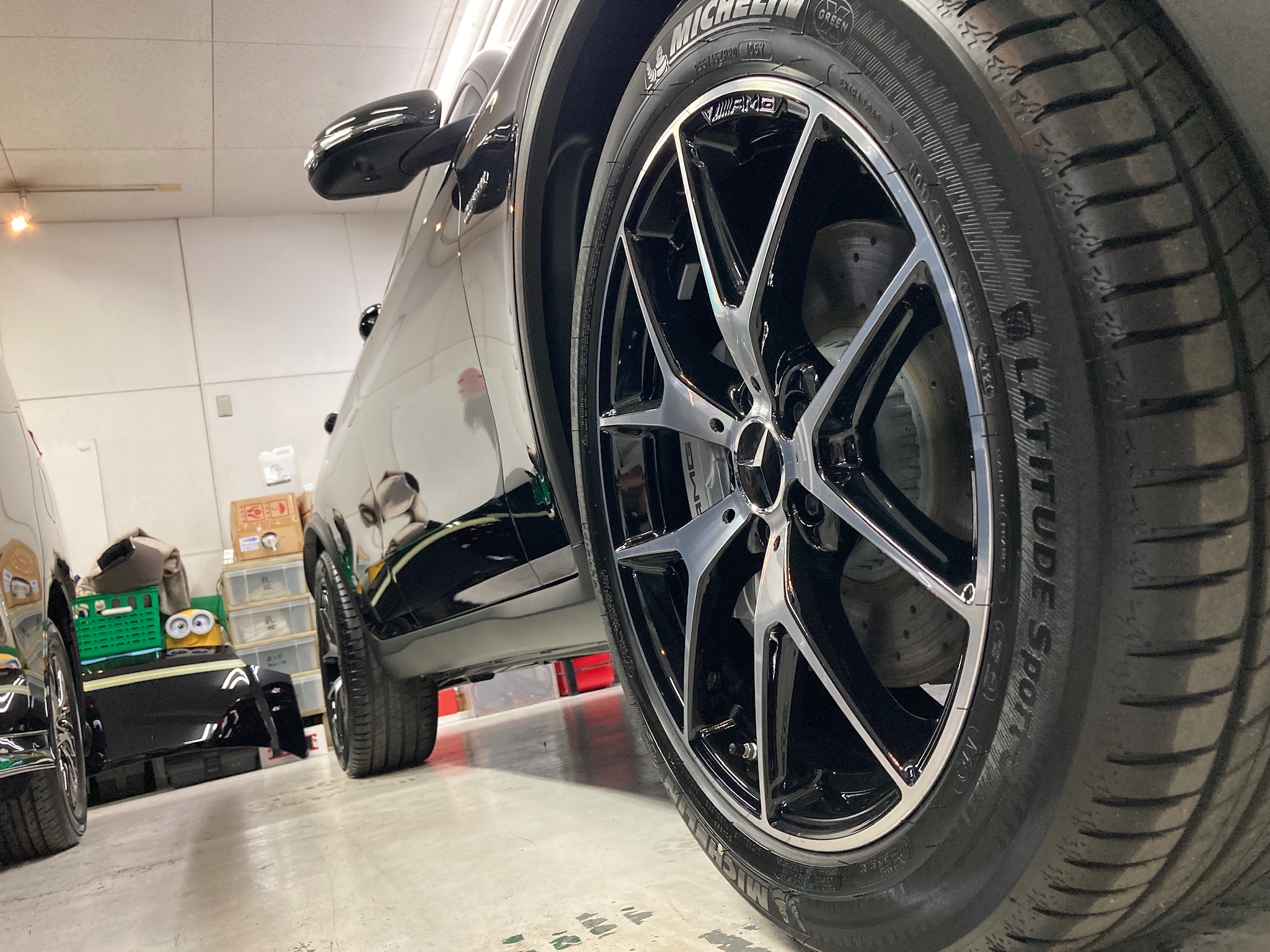 メルセデスベンツ・GLC：カーコーティングclass Mの施工完成写真：ホイール