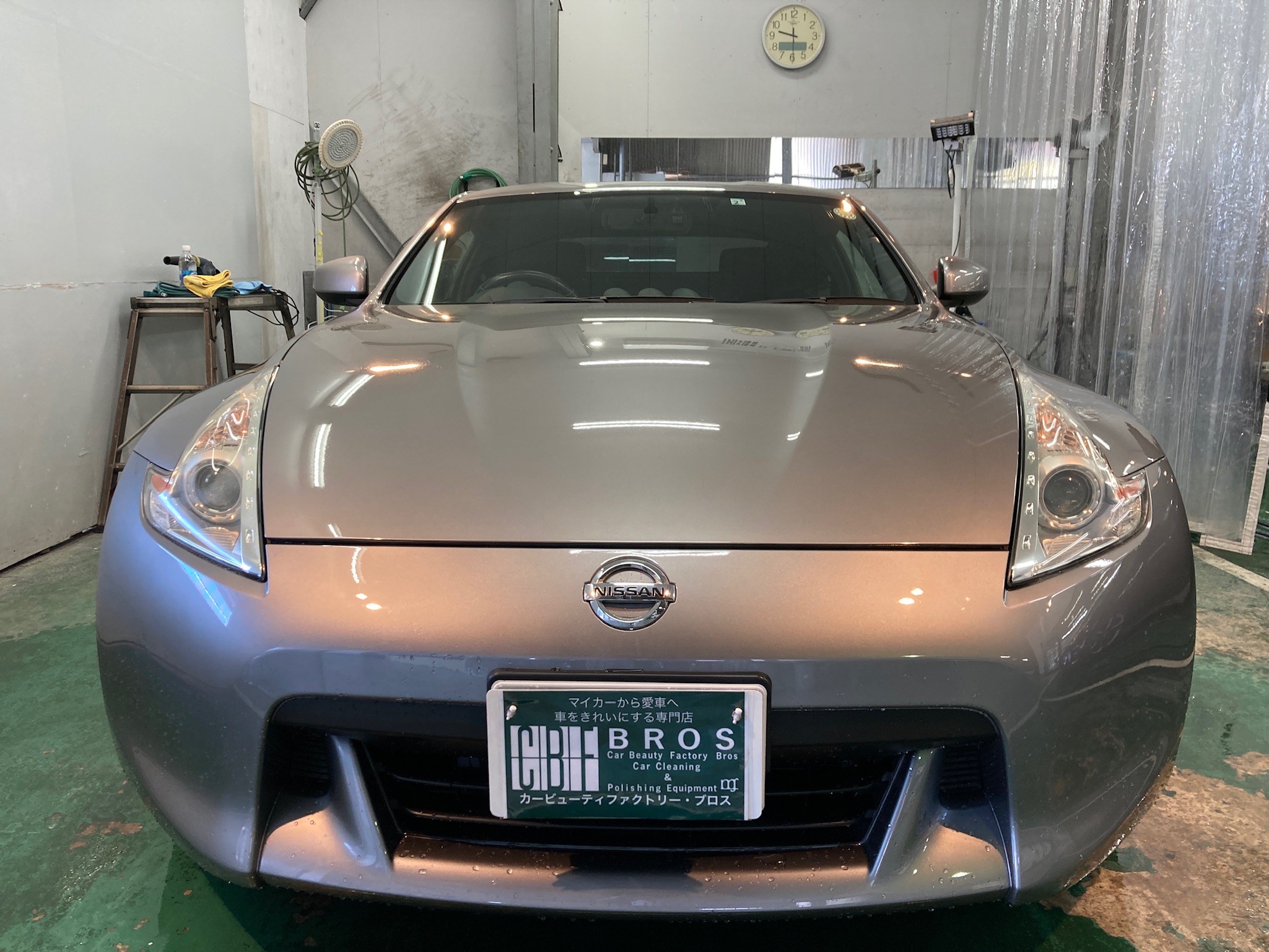 日産・フェアレディZ：ヘッドライトリファイン施工前：全体