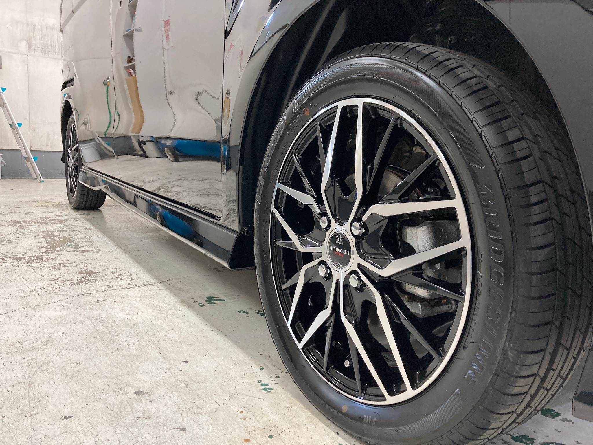 ホンダ・N-BOX：ガラスコーティングclass M施工完成写真：ホイール