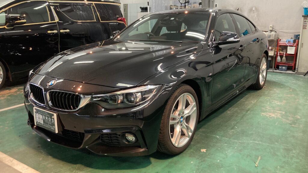 BMW・４シリーズ：カーフィルム施工前写真：全体