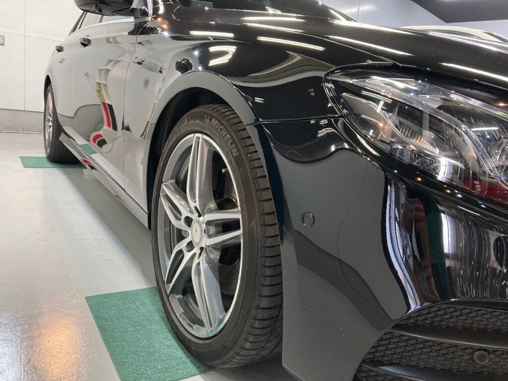 ベンツ・Eクラス：リアルガラスコート classM施工完成写真：ホイール