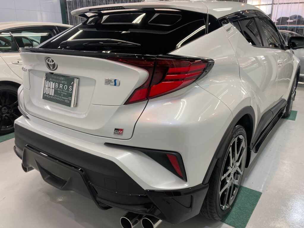 トヨタ・GRスポーツ・class M施工完成写真：右リアバンパー