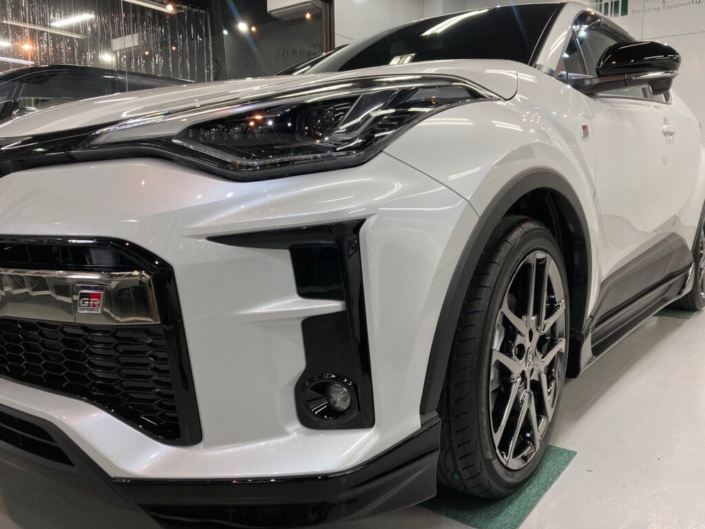 トヨタ・GRスポーツ・class M施工完成写真：左フェンダー