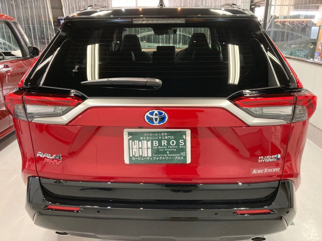 トヨタ・RAV4のclassM施工完成写真：後方