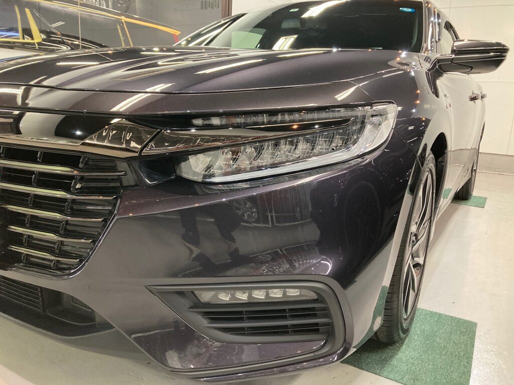 ホンダ・インサイト・class M施工完成写真：左バンパー