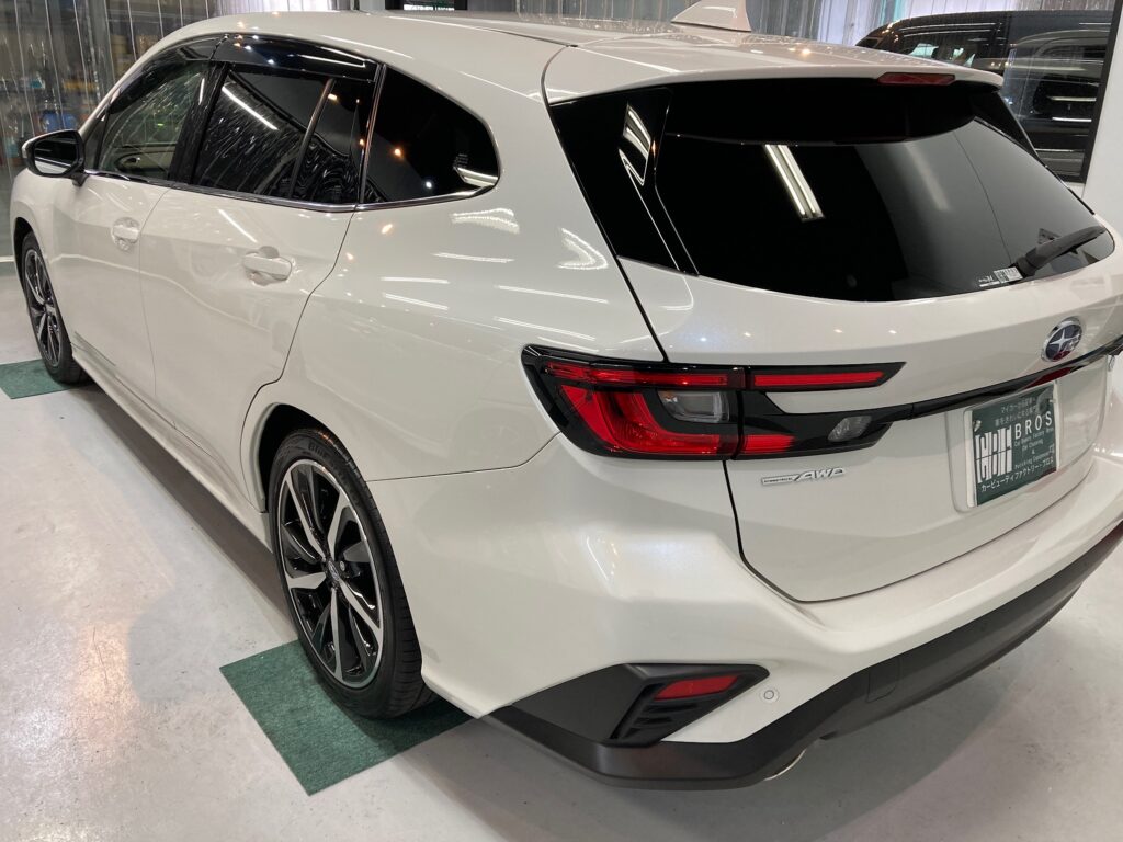 スバル・レヴォーグのclassM施工完成写真：左リアフェンダー