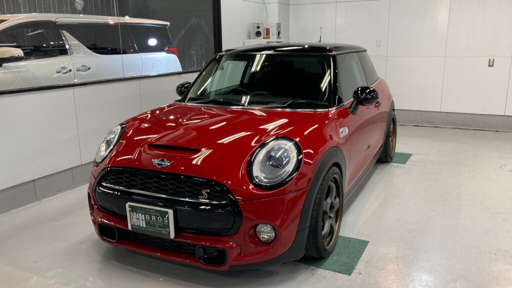 MINI・３ドアのclassM施工完成写真：左バンパー