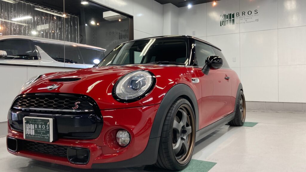 MINI・３ドアのclassM施工完成写真：左バンパー下部