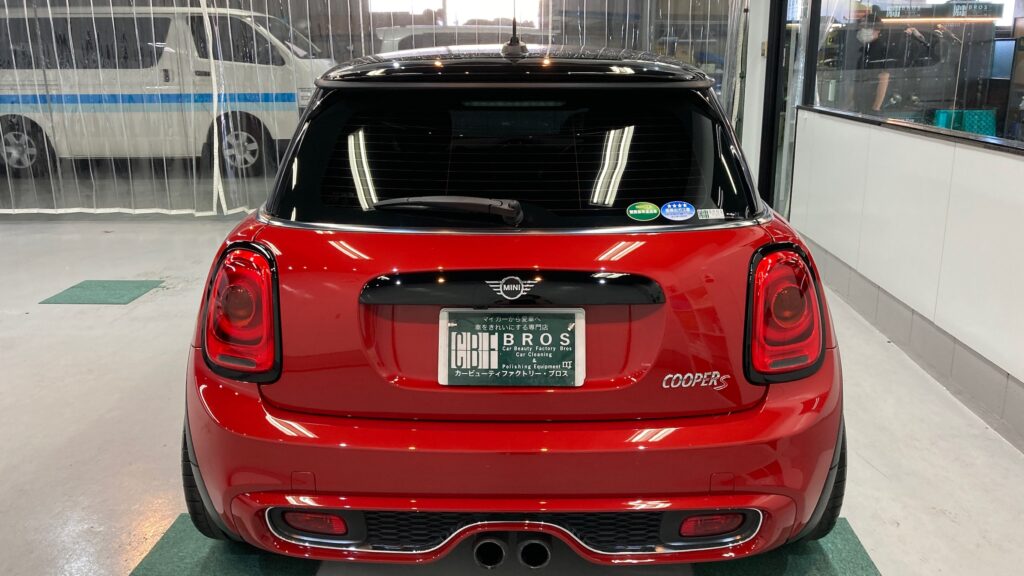 MINI・３ドアのclassM施工完成写真：後方