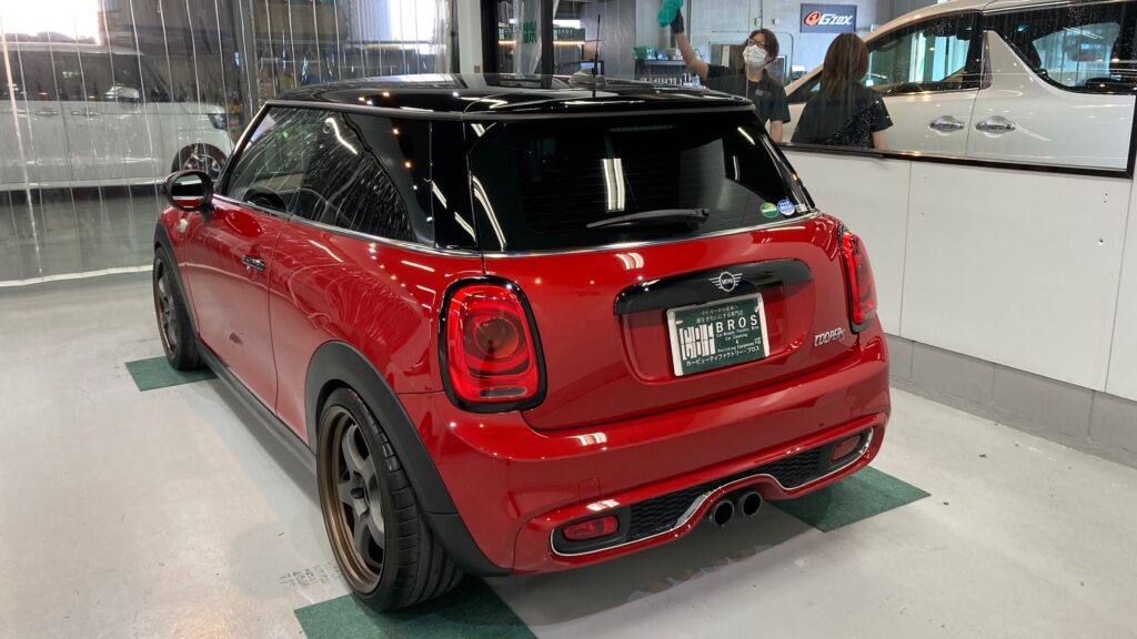 MINI・３ドアのclassM施工完成写真：左リアフェンダー