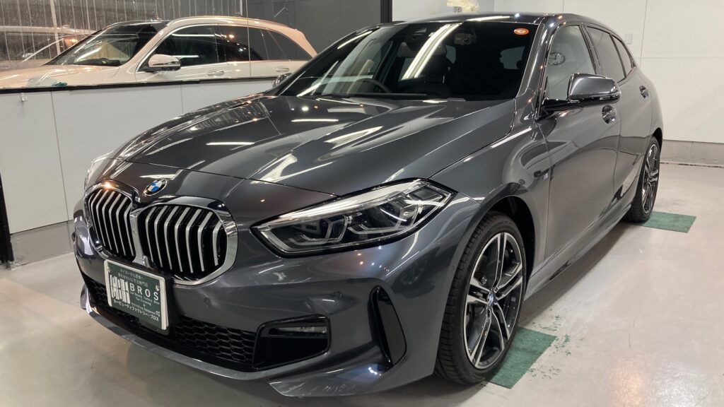 BMW・１シリーズ：カーフィルム施工：施工完成写真：施工後の全体の写真