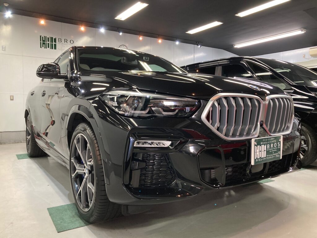 施工事例２：BMW・X6にグラフェンセラミックコーティング を施工！