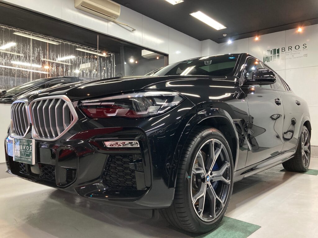 BMW・X6：アドバンスド施工：完成写真：左フロントバンパーの写真