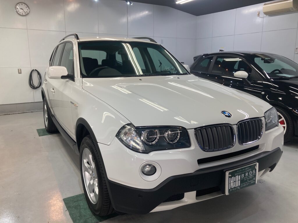 ＢＭＷ・Ｘ３：クラスＭ施工：完成写真：フロントバンパーの写真