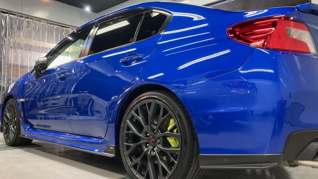スバル・WRX：セラミックコーティング施工：施工完成写真：足回りの写真