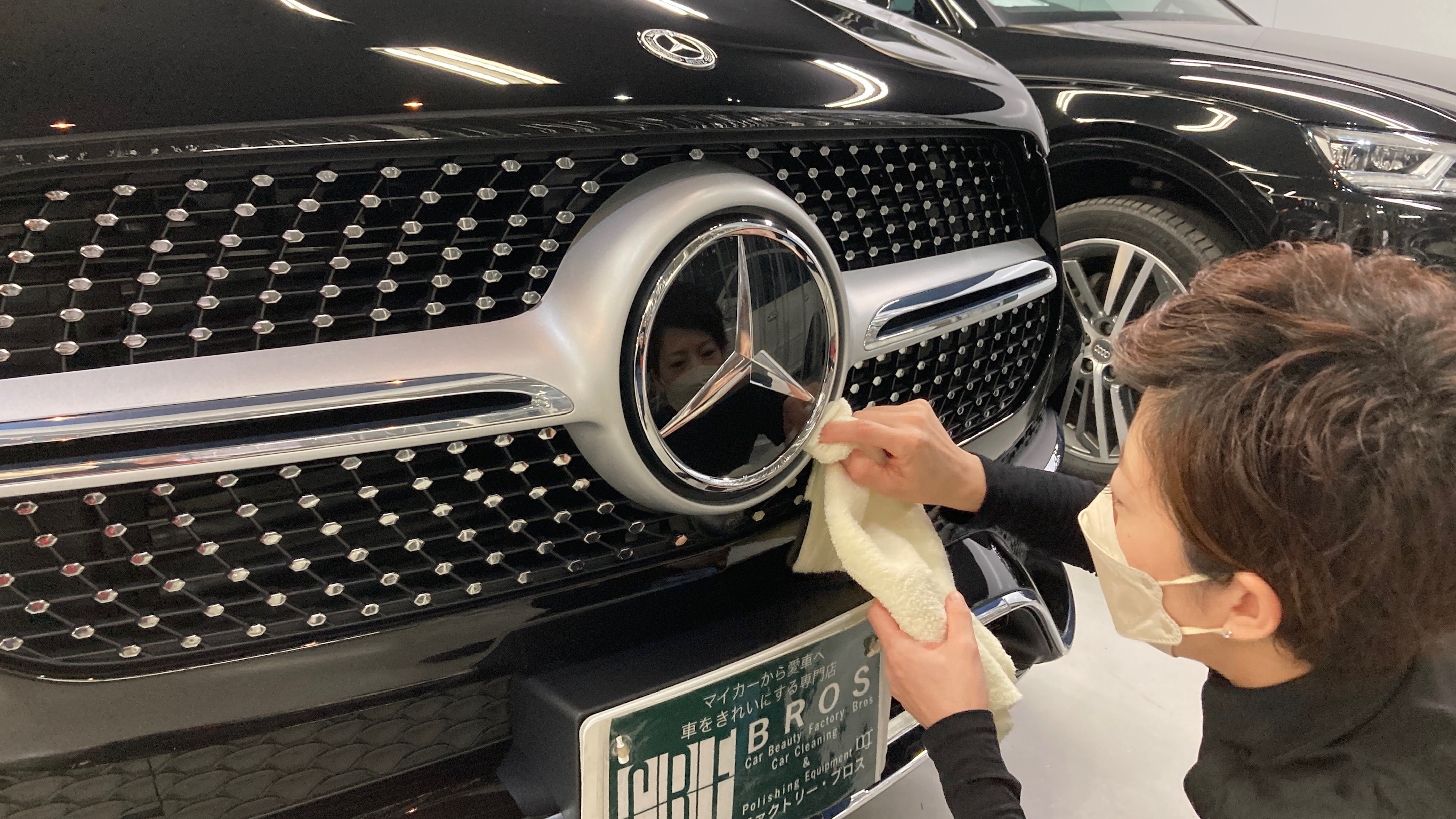 メルセデス・ベンツ・GLE：クラスM施工：施工写真