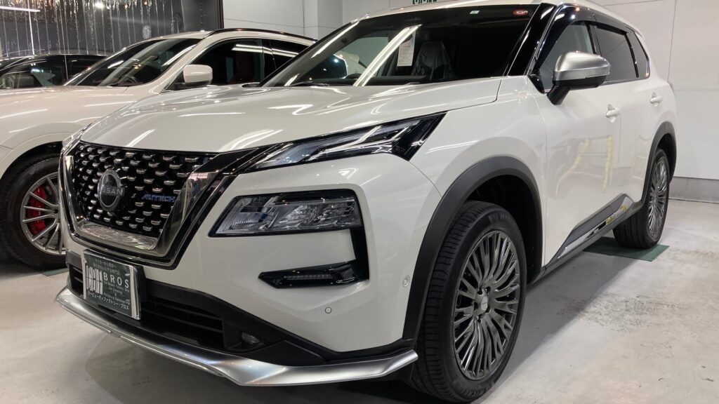 日産・エクストレイル：カーフィルム施工完成写真：施工後の全体の写真
