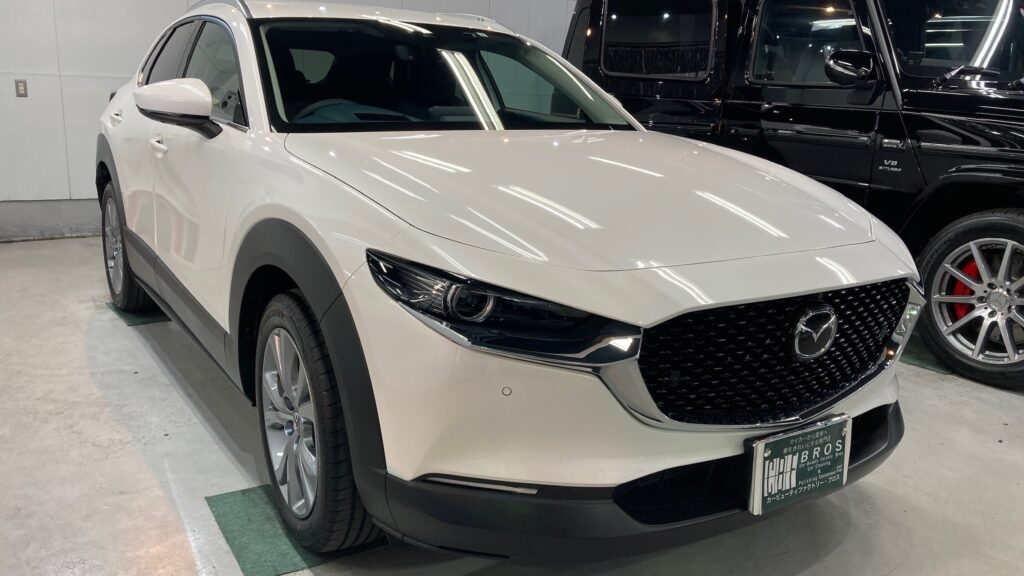 マツダ：CX-30：クラスM施工：施工前の全体の写真
