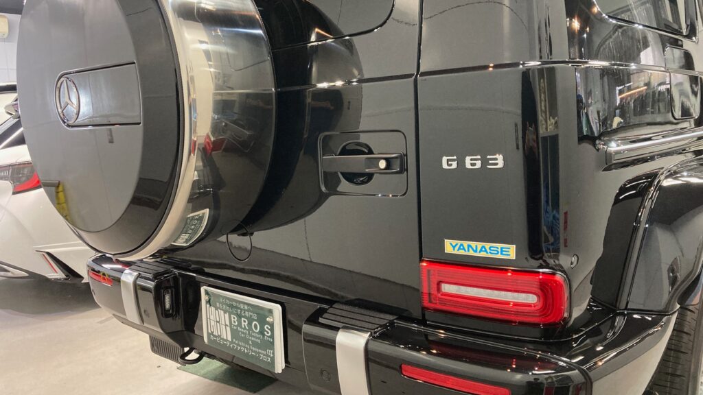 メルセデス・ベンツ・Gクラス：クラスM施工：完成写真：リアバンパーの写真