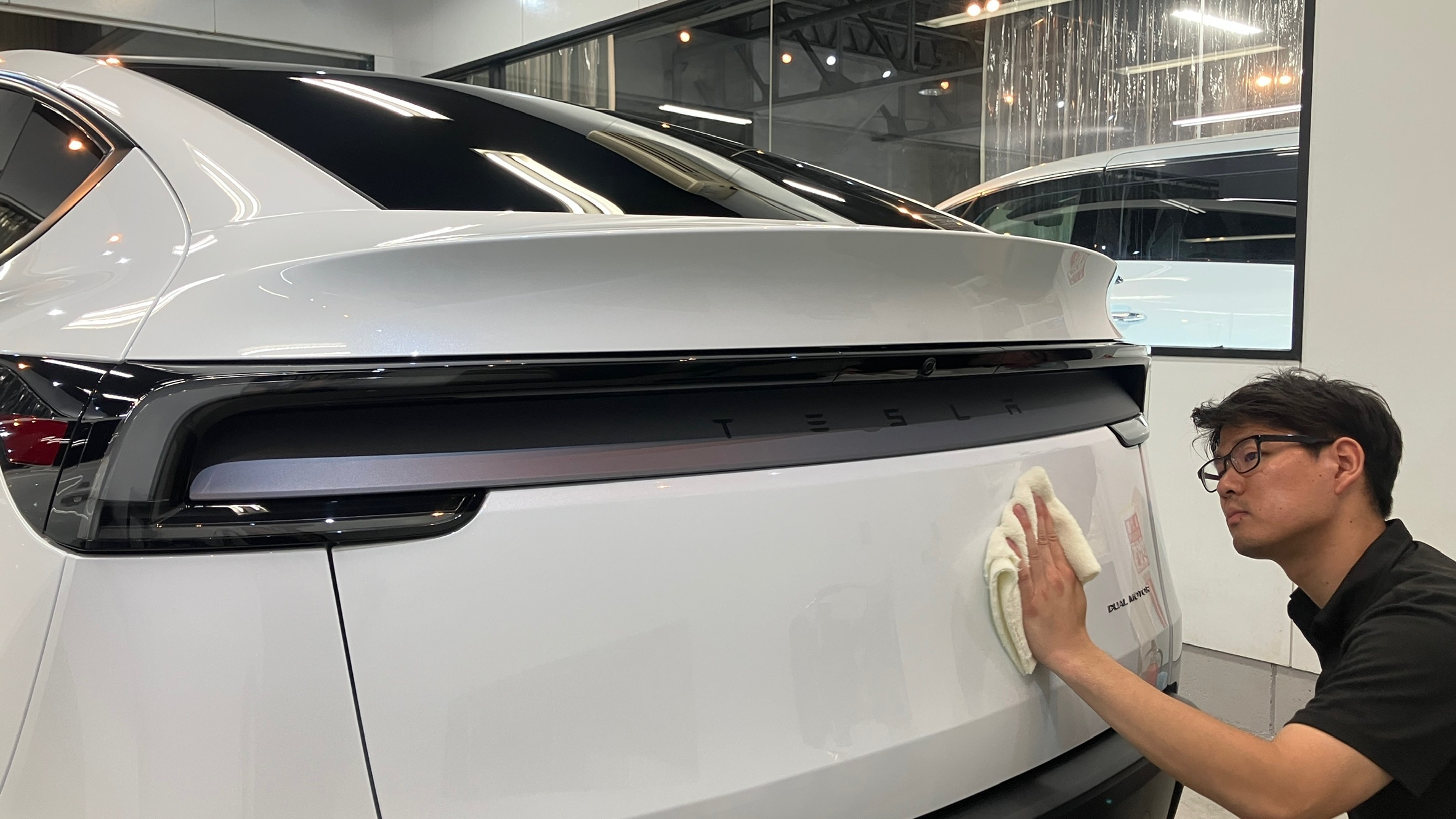 テスラ・モデル：アドバンスド施工：施工写真３