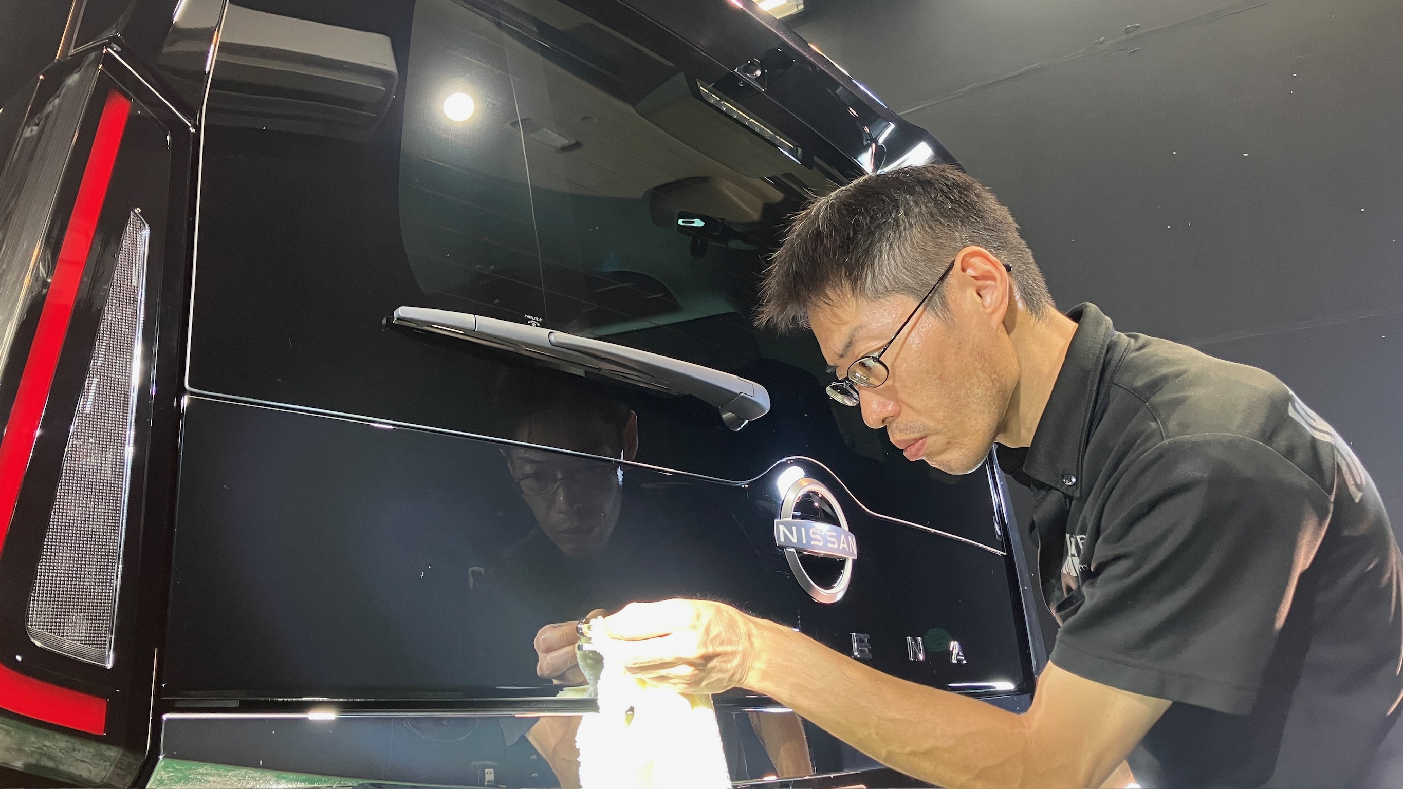 日産・セレナ：クラスM施工：施工写真２