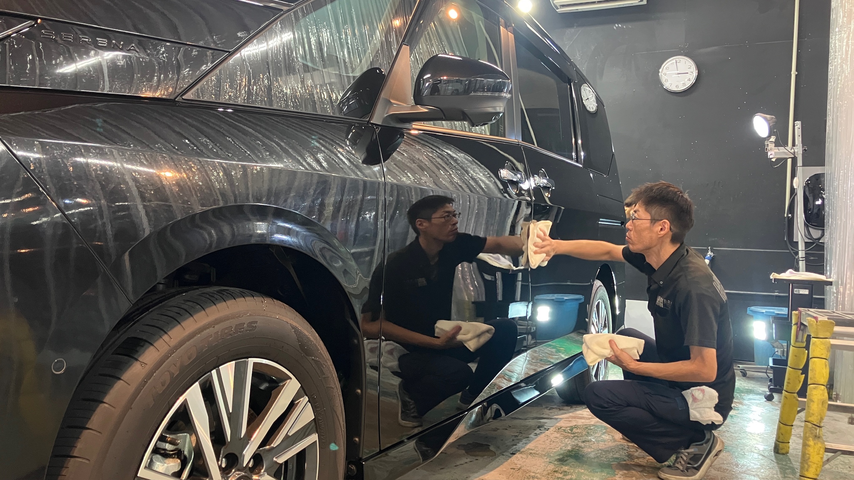 日産・セレナ：クラスM施工：施工写真４