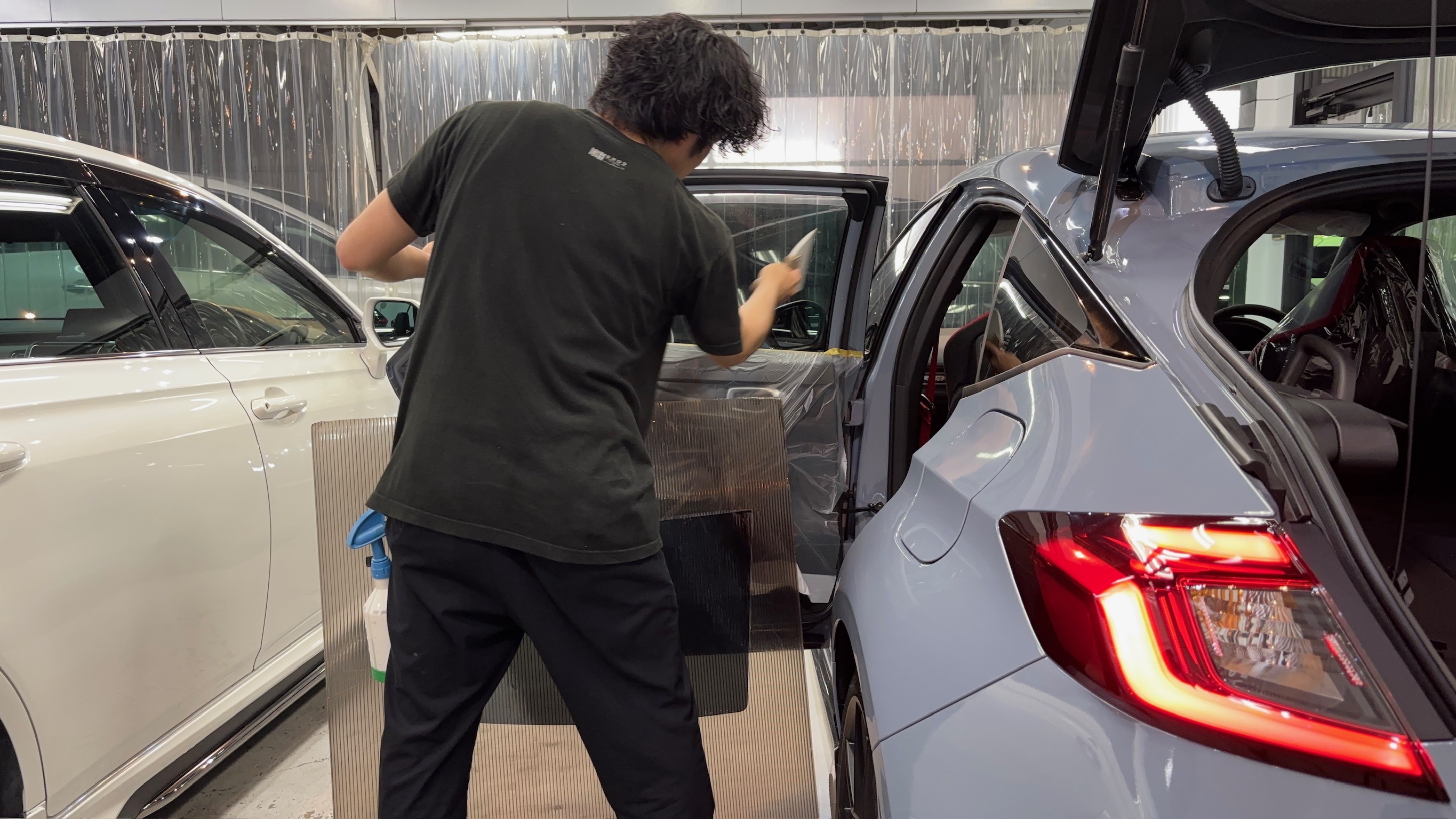 ホンダ・シビック：セラミックコーティング施工：施工写真４