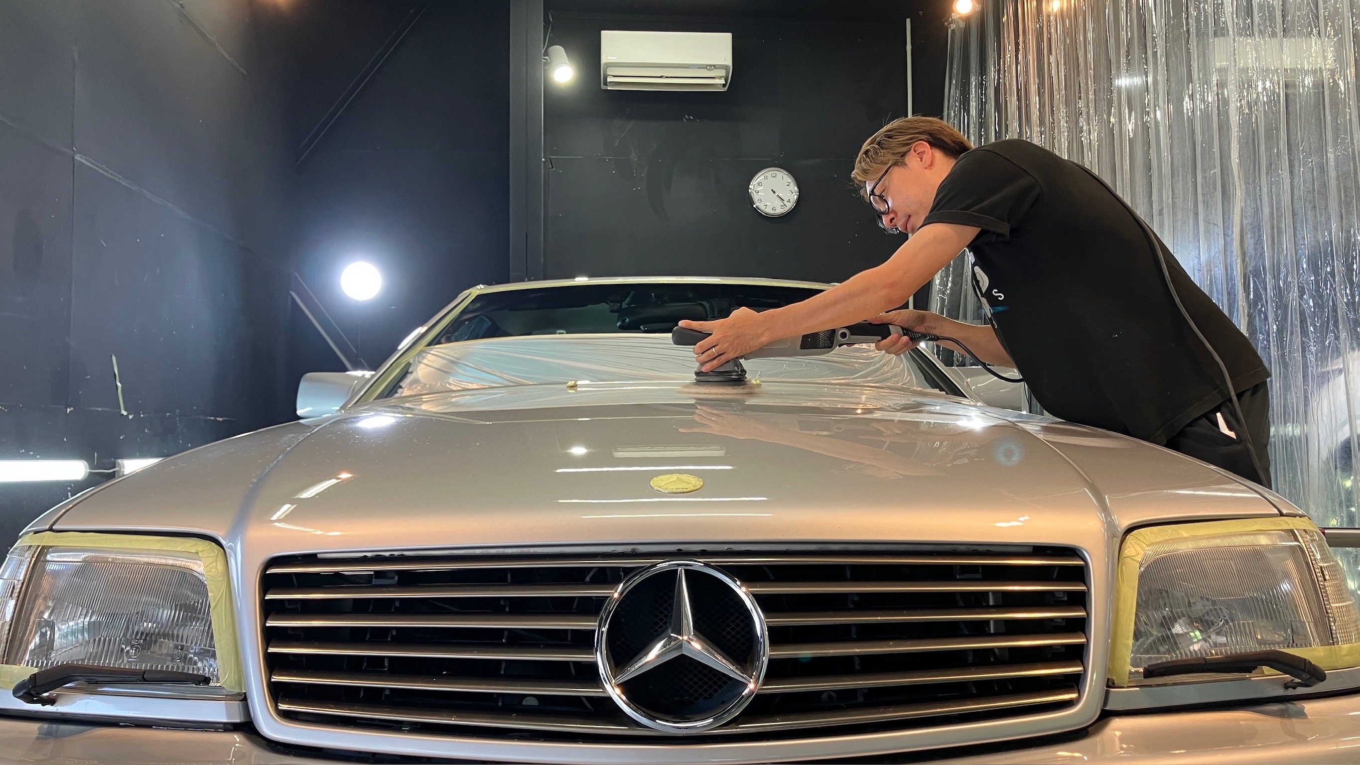メルセデス・ベンツ・SL320：セラミック施工：施工写真２