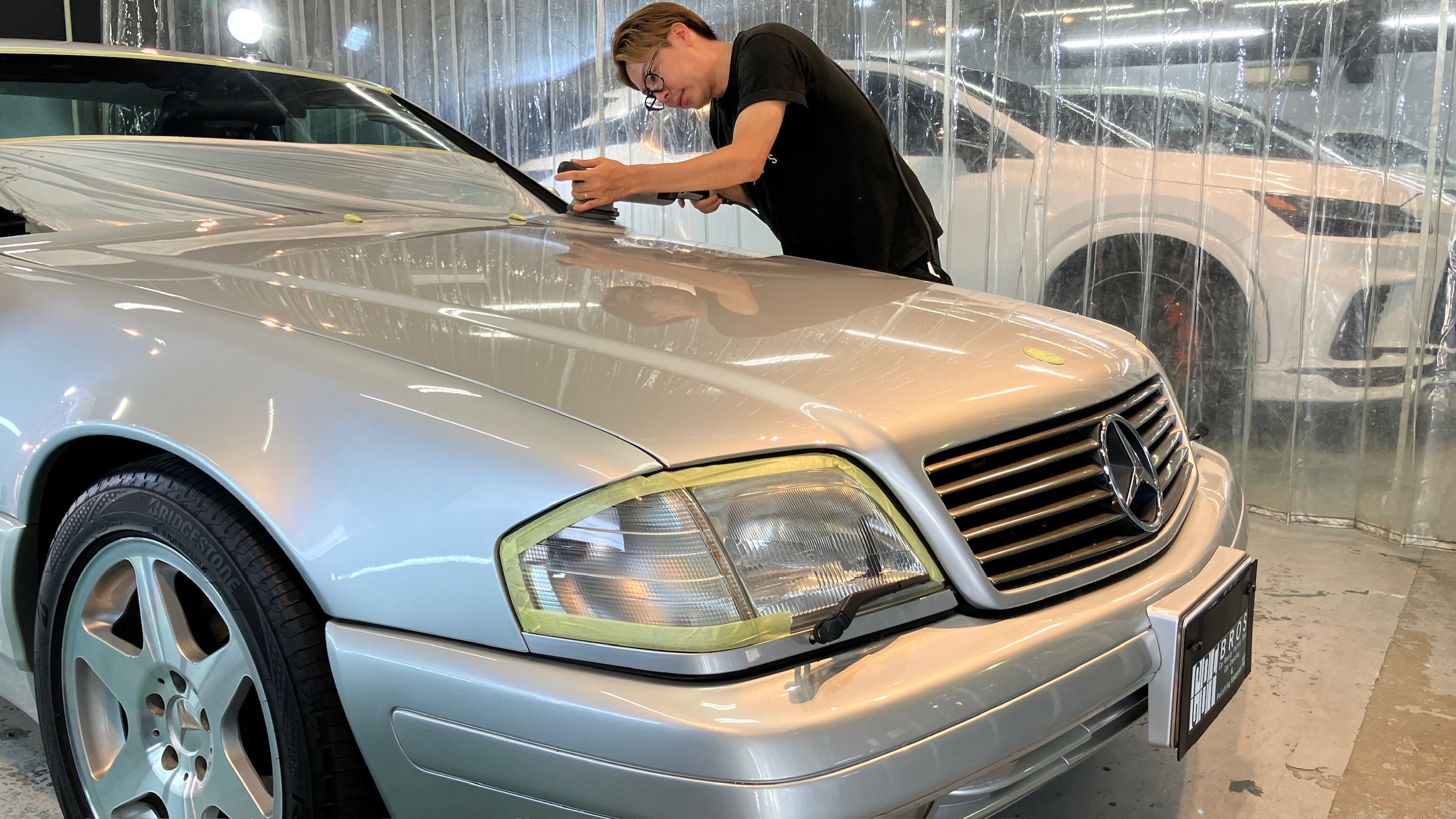 メルセデス・ベンツ・SL320：セラミック施工：施工写真３
