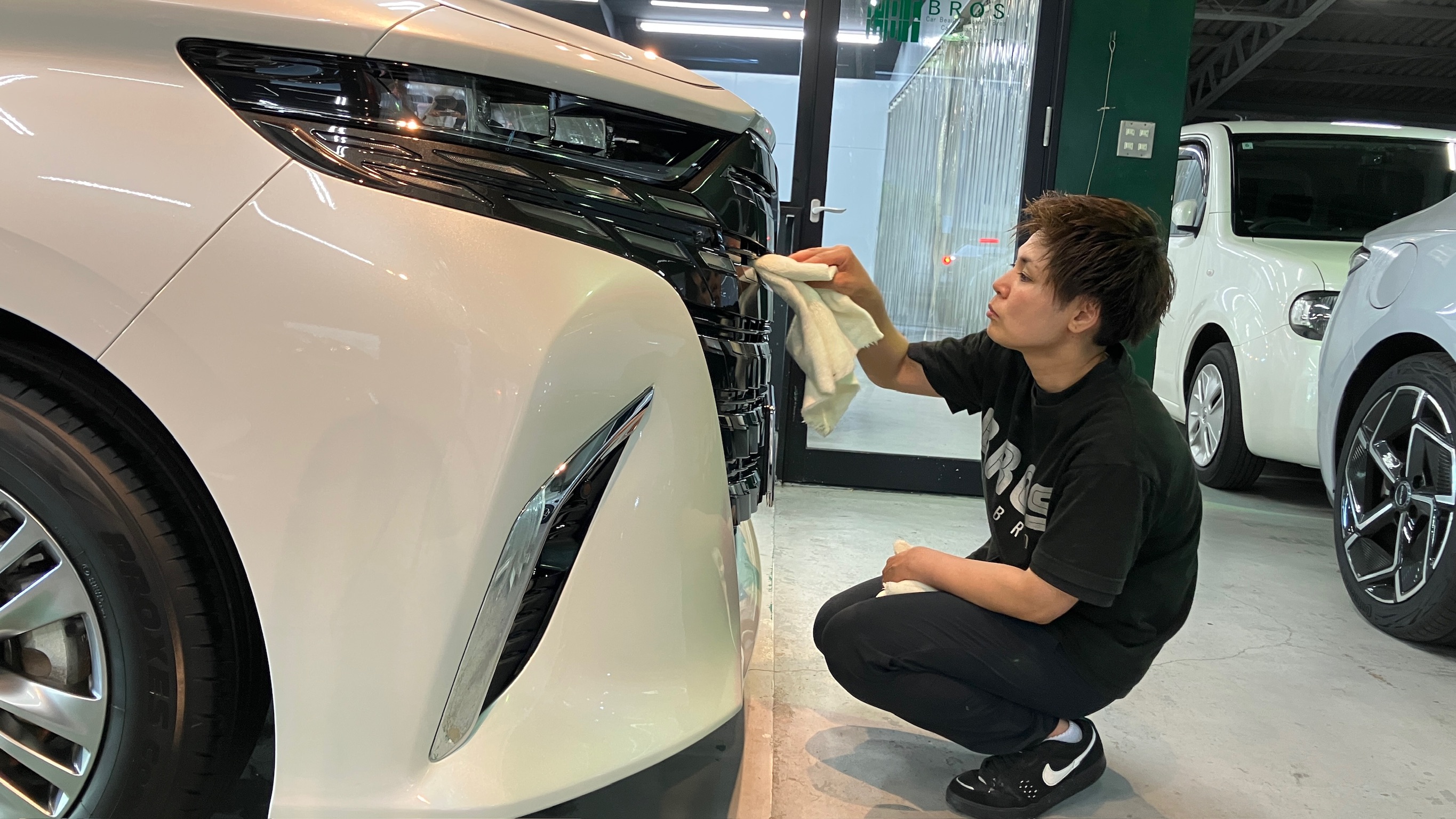 トヨタ・アルファード：クラスM施工：施工写真２
