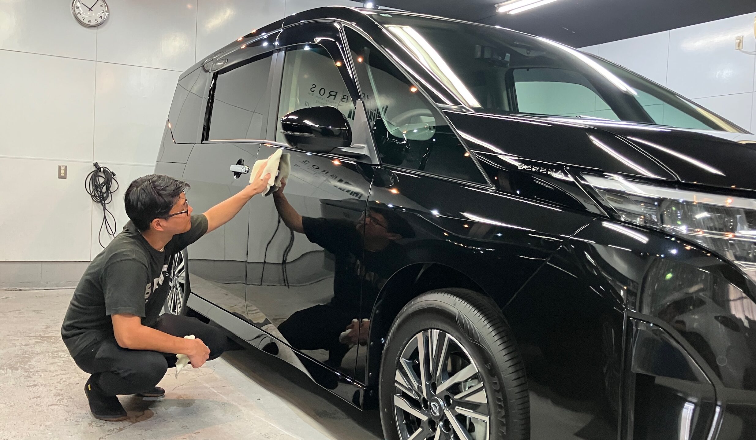 日産・セレナ：アドバンスド施工：施工写真３