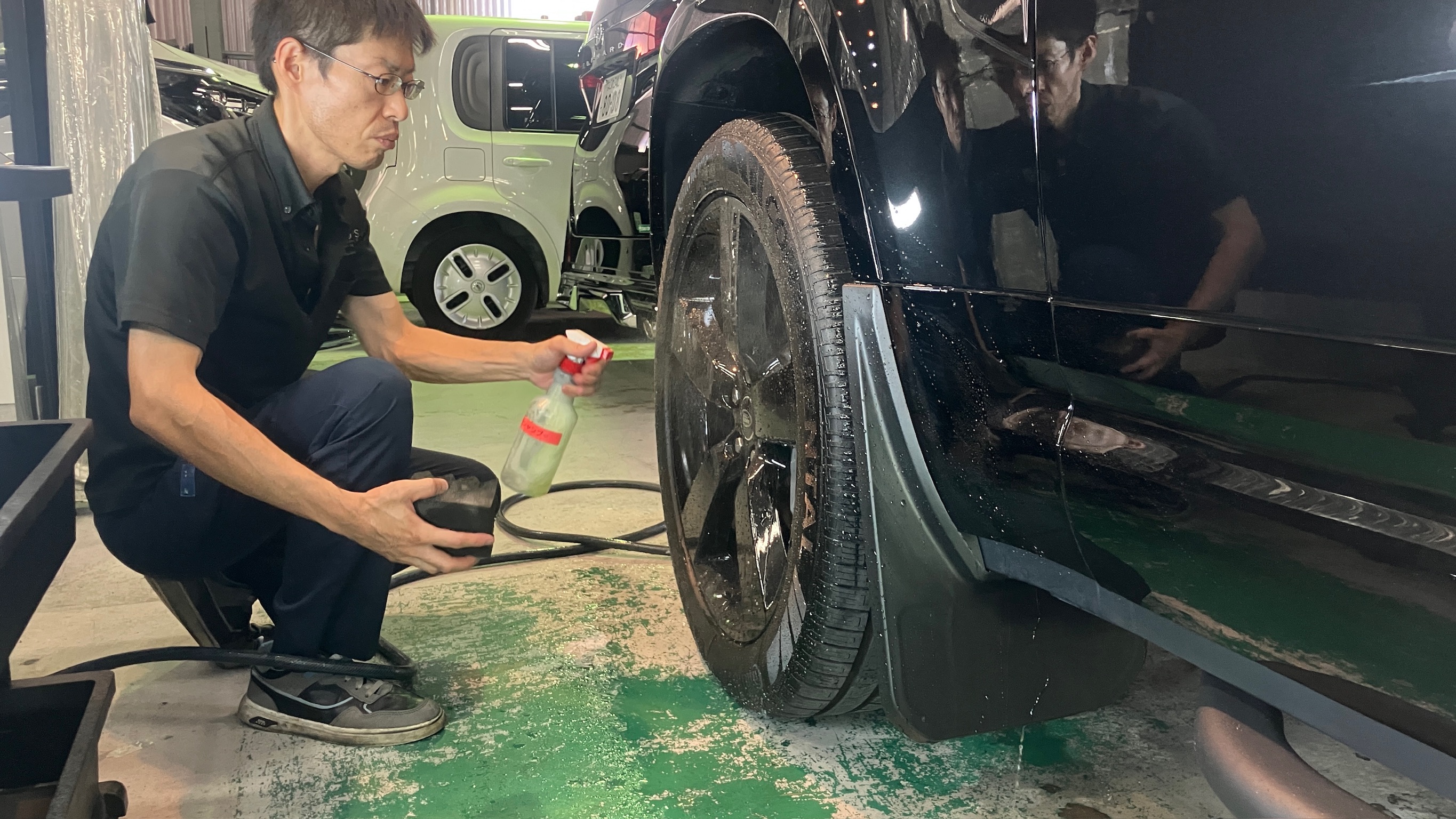 ランドローバー：ディフェンダー：アドバンスド施工：施工写真１