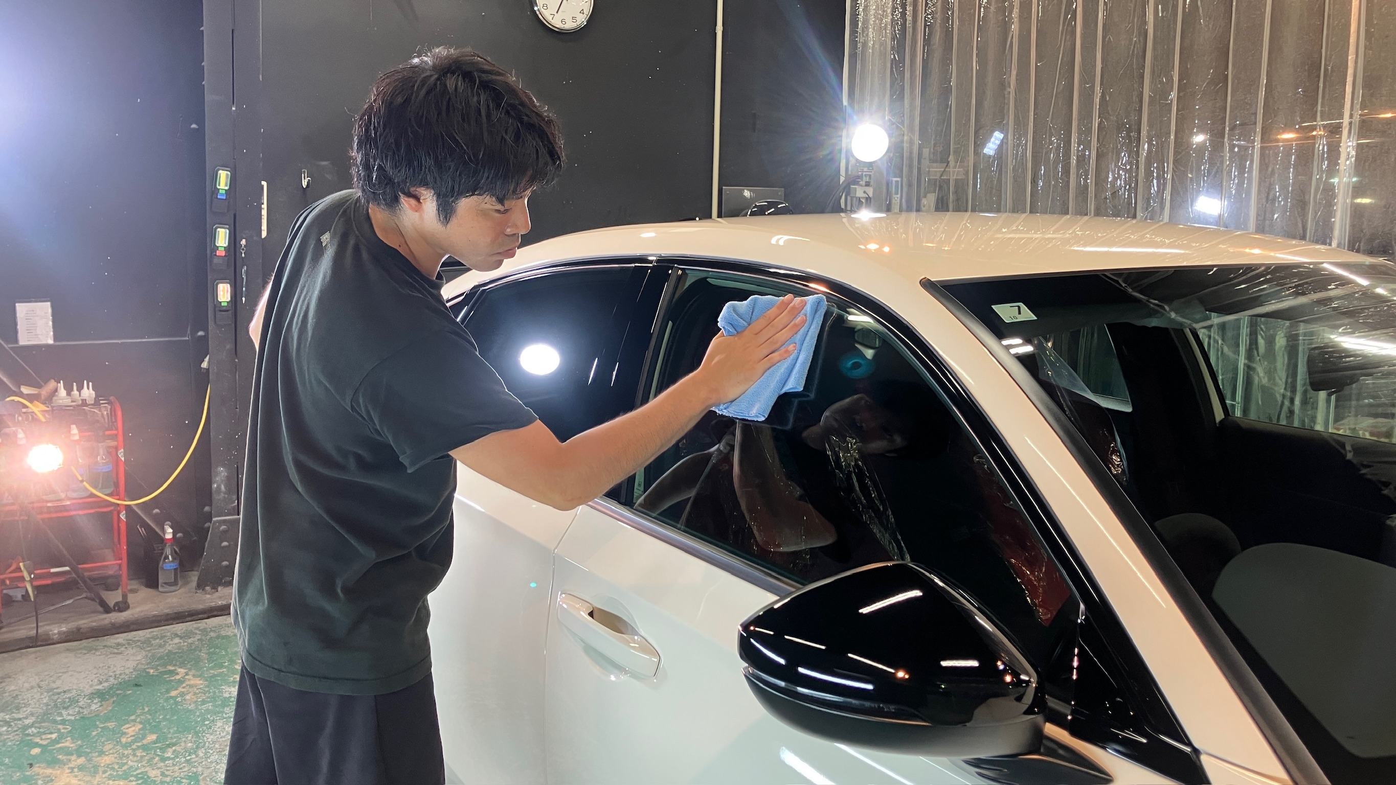 ホンダ・シビック：セラミック施工：施工写真５