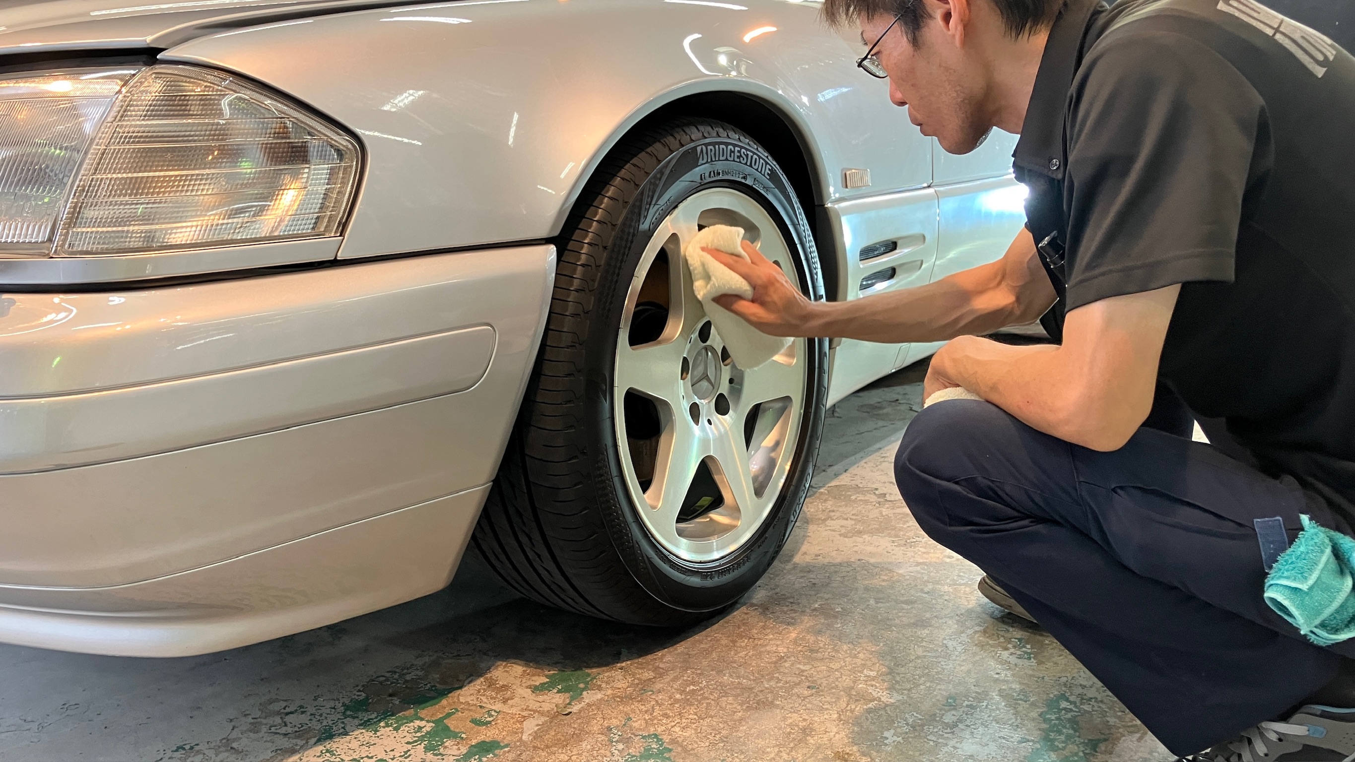 メルセデス・ベンツ・SL320：セラミック施工：施工写真８