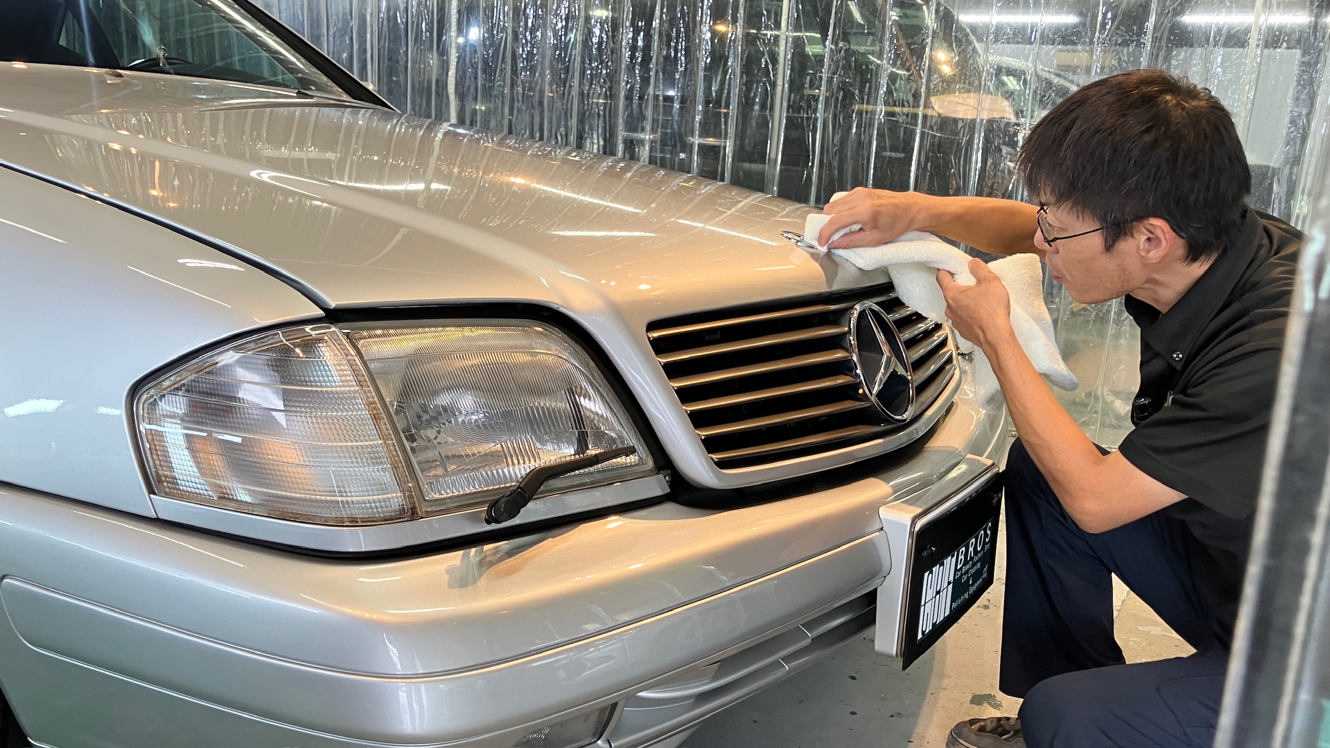 メルセデス・ベンツ・SL320：セラミック施工：施工写真５