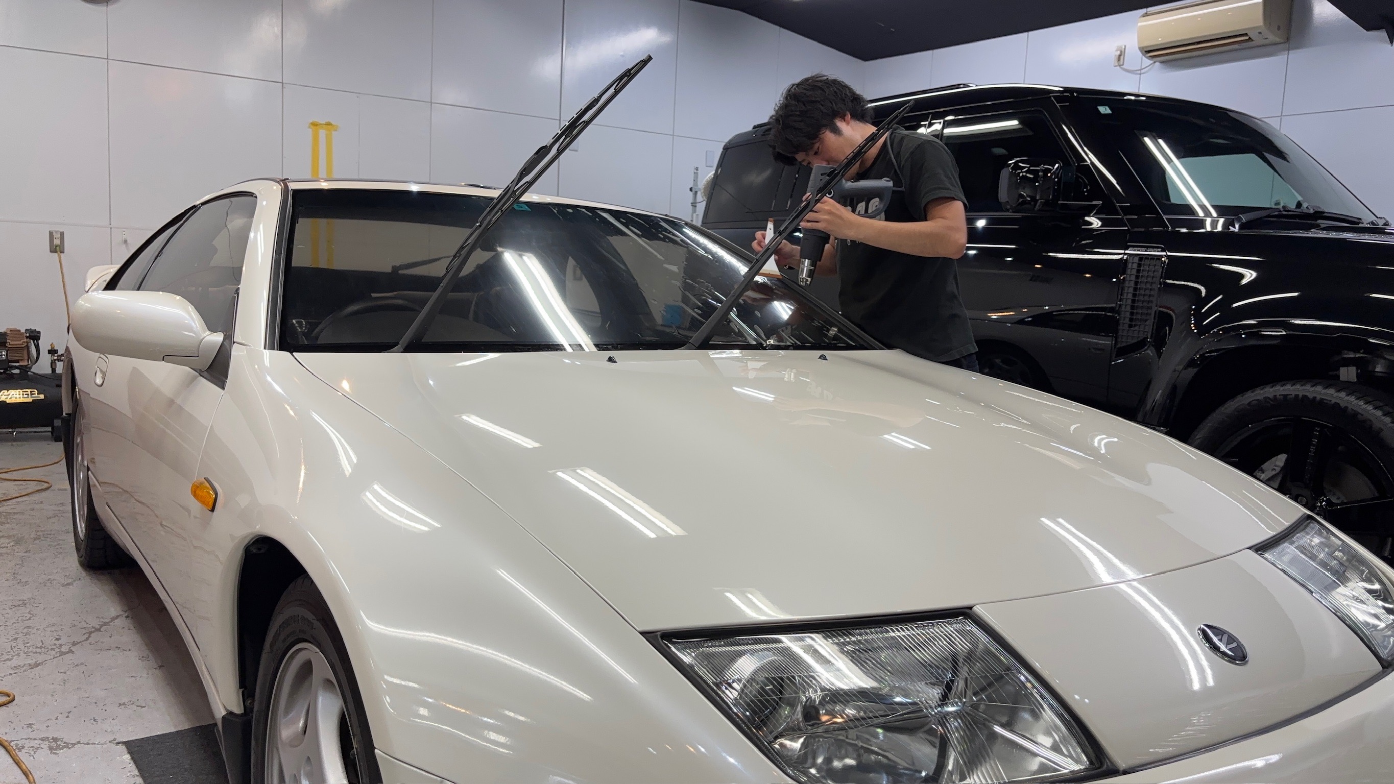 日産・フェアレディZ：断熱カーフィルム施工：施工写真３
