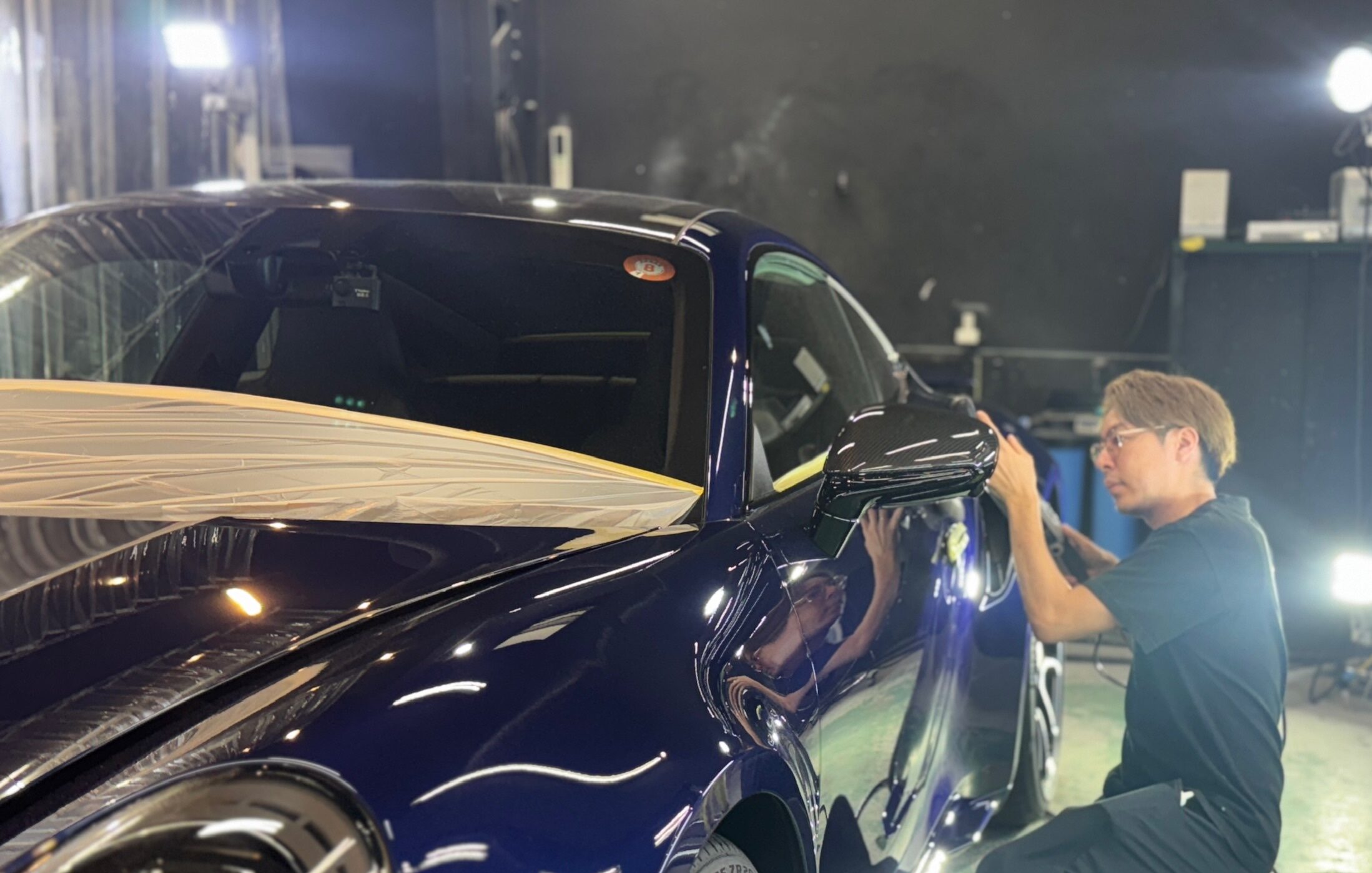 ポルシェ・911ターボS：アドバンスド施工：施工写真３