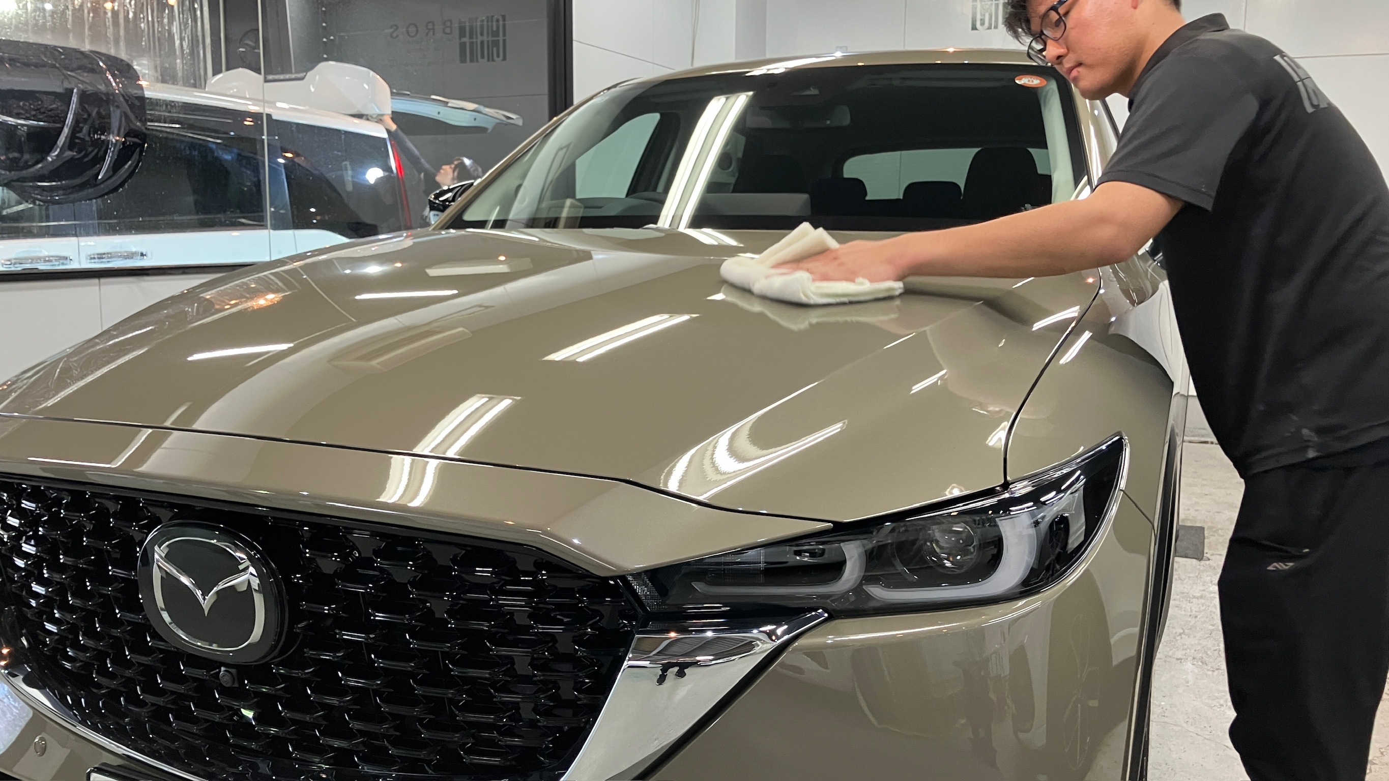 マツダ・CX-5：ガードグレイズ施工：施工写真３