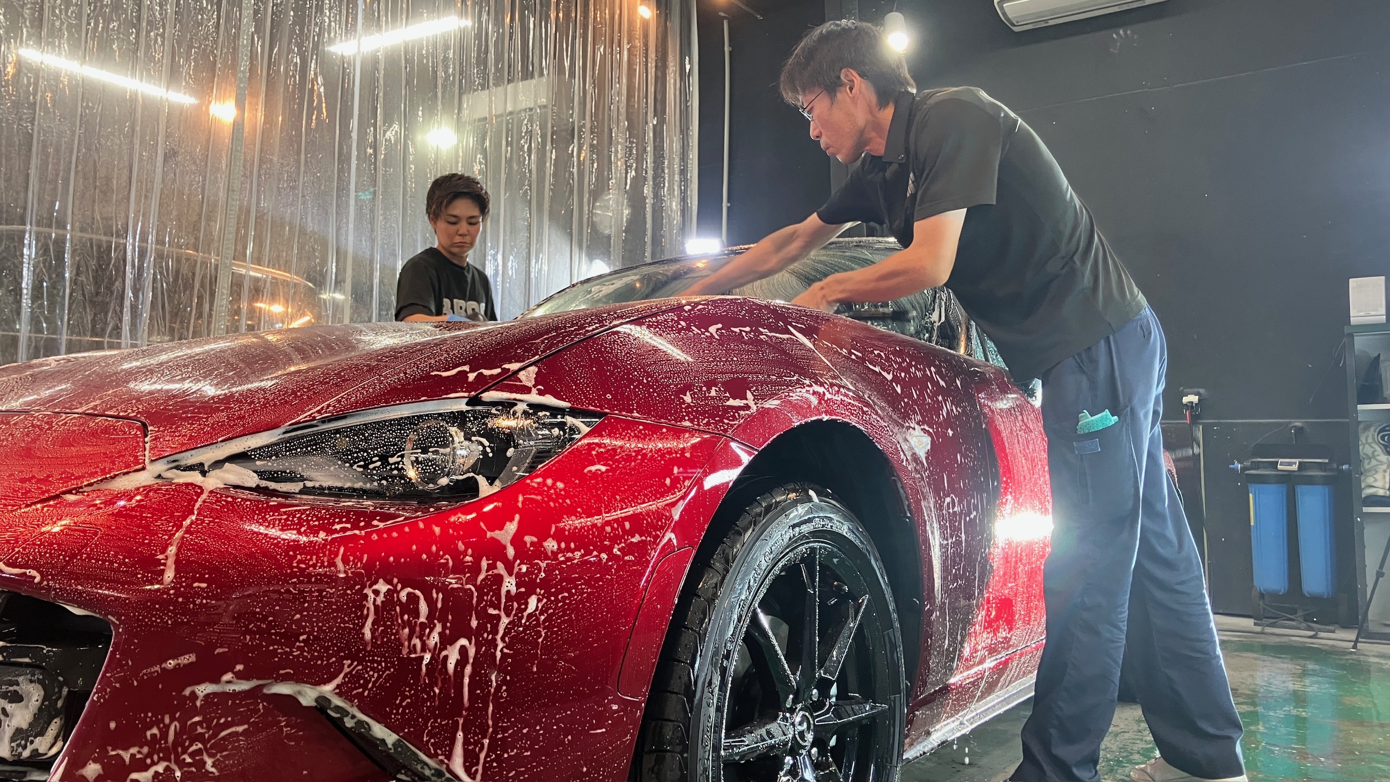 マツダ・ロードスター：クラスM施工：施工写真３