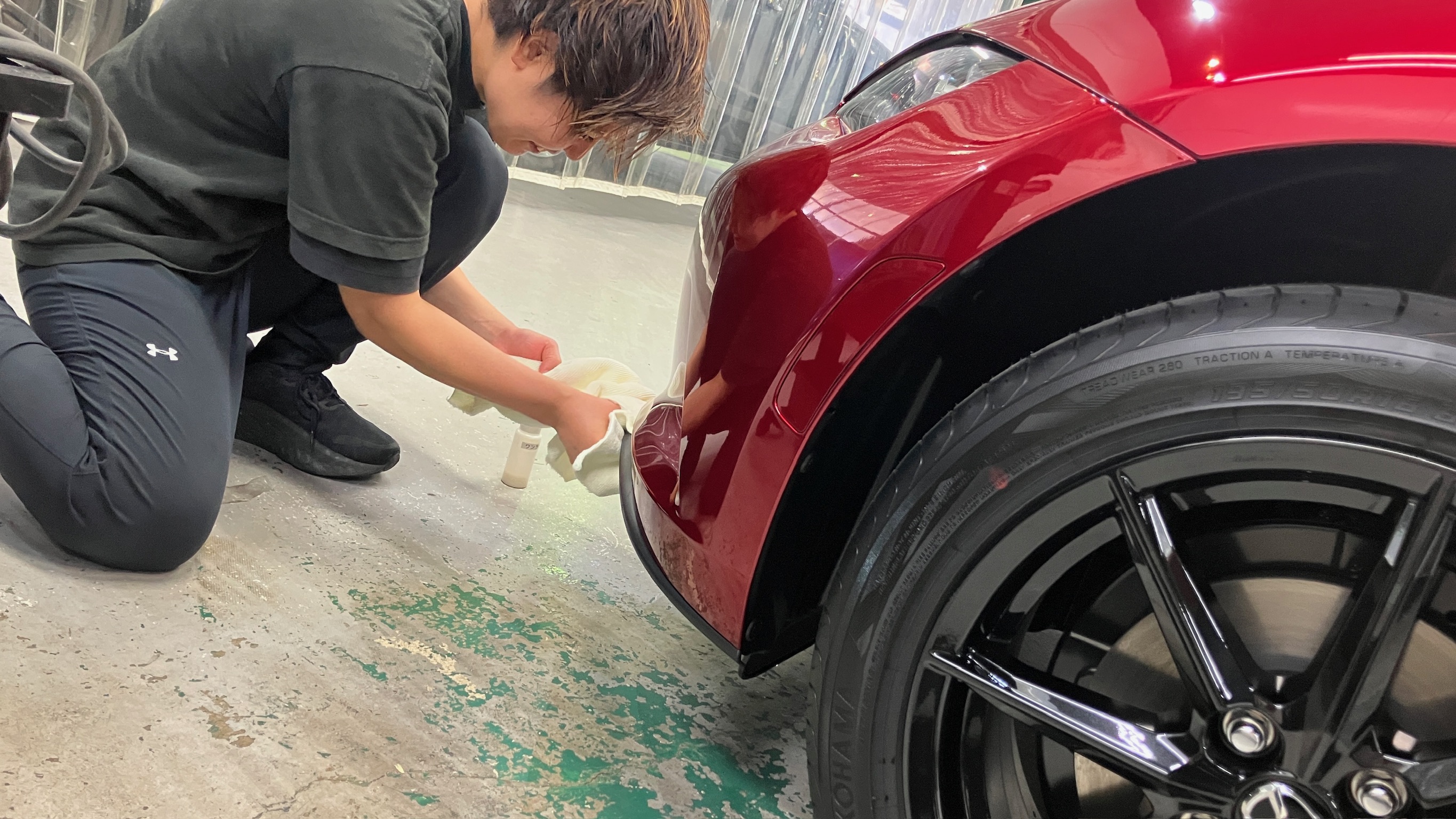 マツダ・ロードスター：クラスM施工：施工写真６