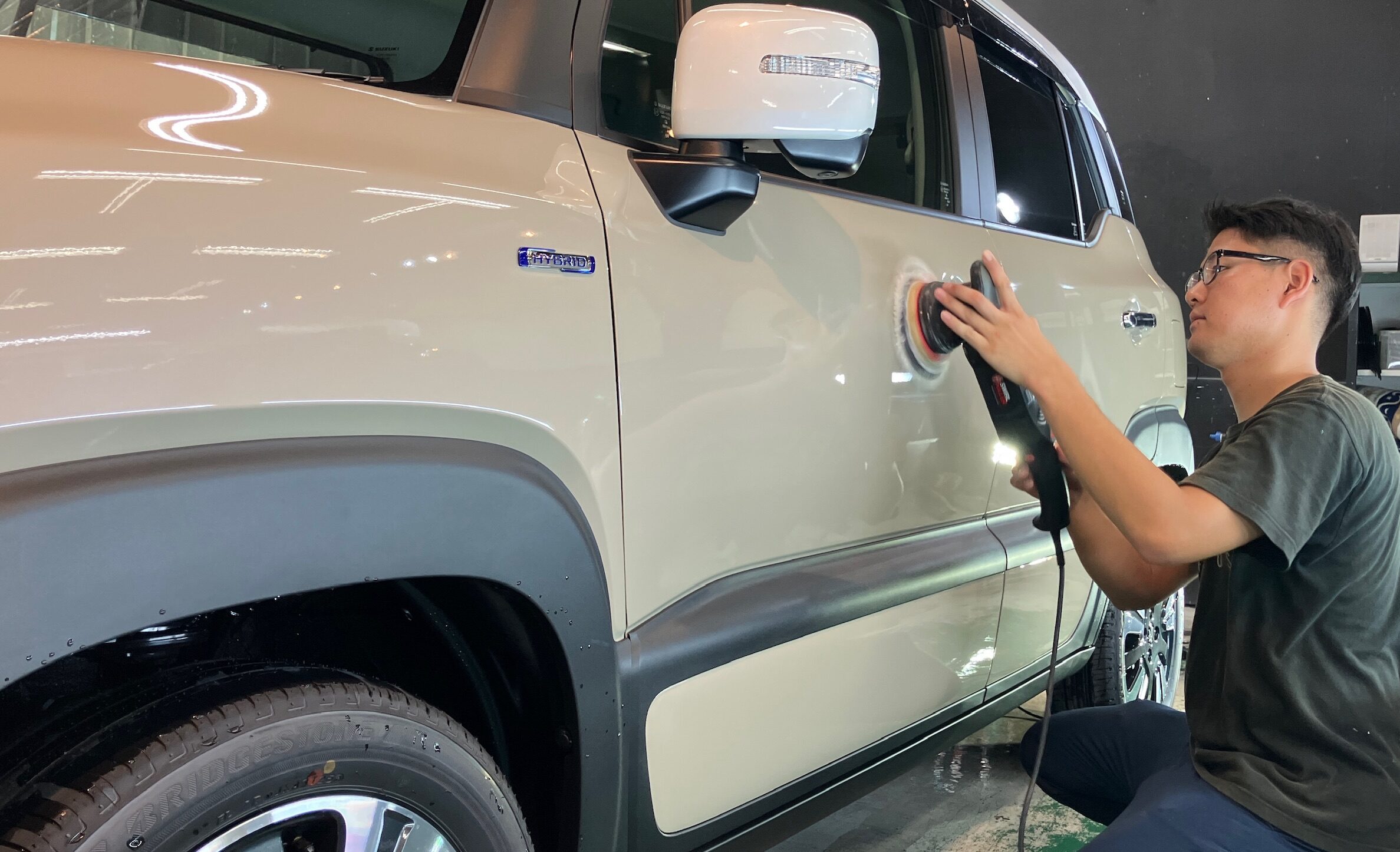 スズキ・クロスビー：アドバンスド施工：施工写真１